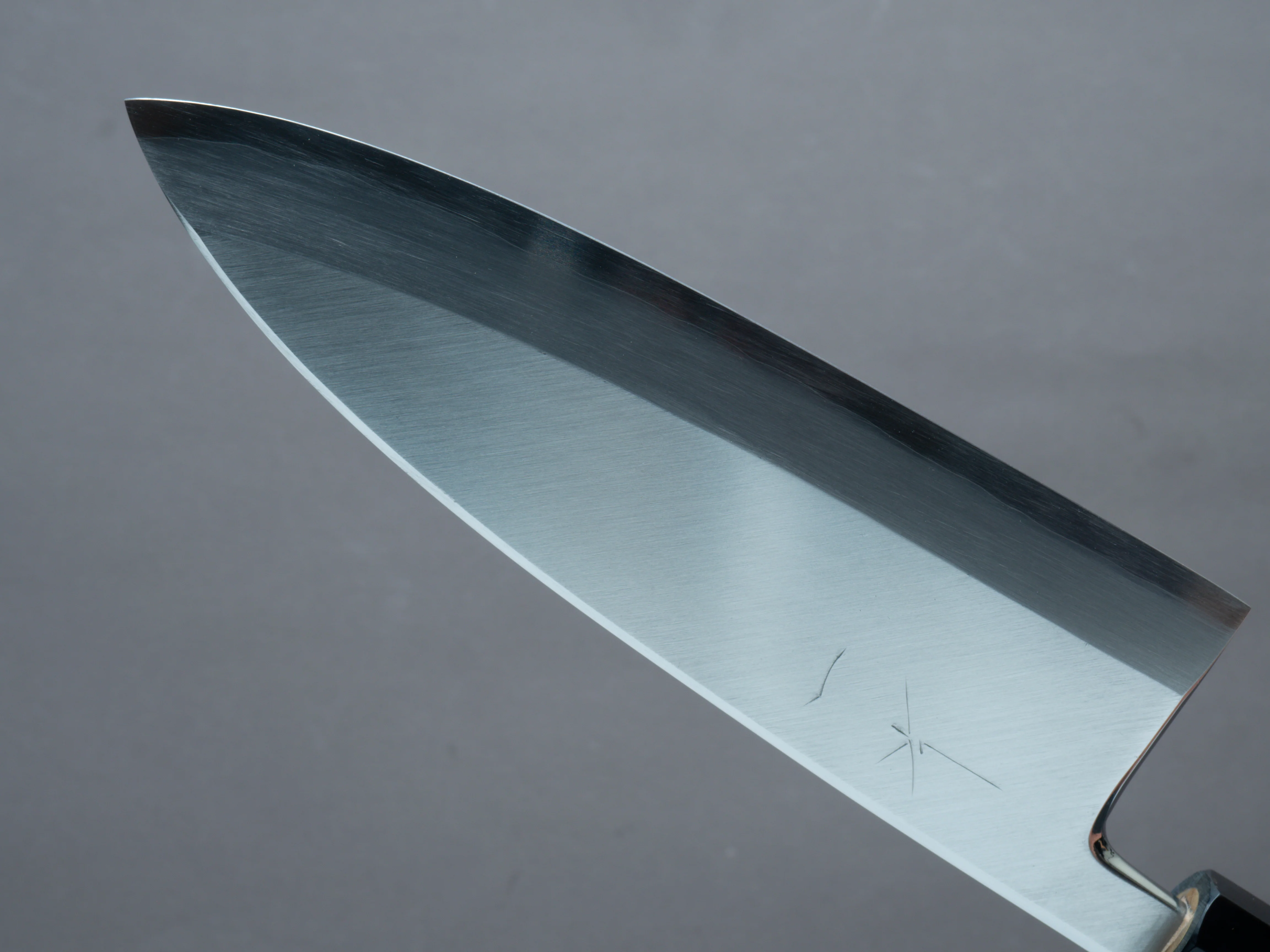Hitohira - Kikuchiyo x Rikichi - Silver #3 - 165mm - Deba - Ho Wood Handle (Saya) - Image 5