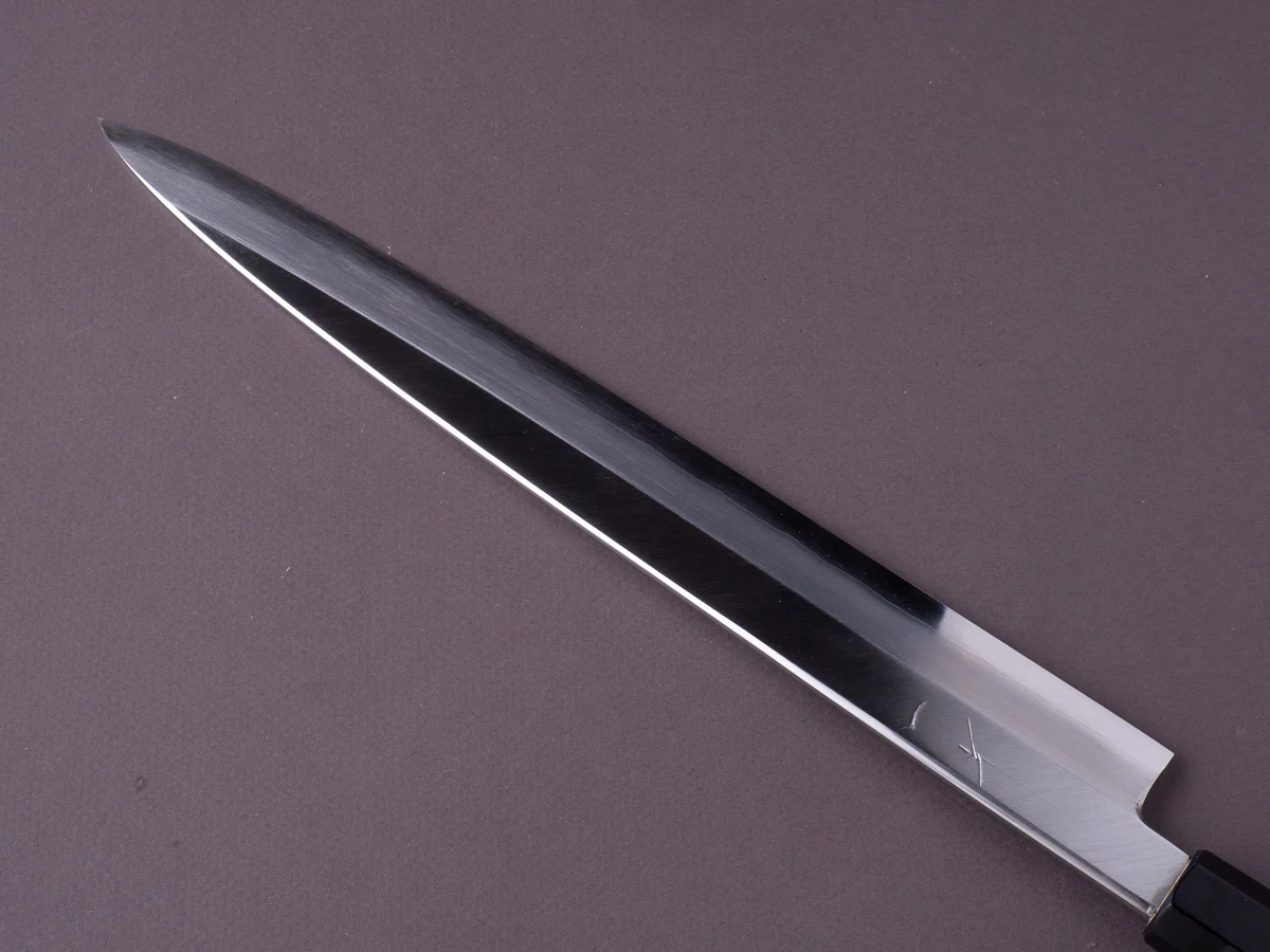 Hitohira - Kikuchiyo x Rikichi - Silver #3 - 300mm Yanagiba - Magnolia Handle - Image 4