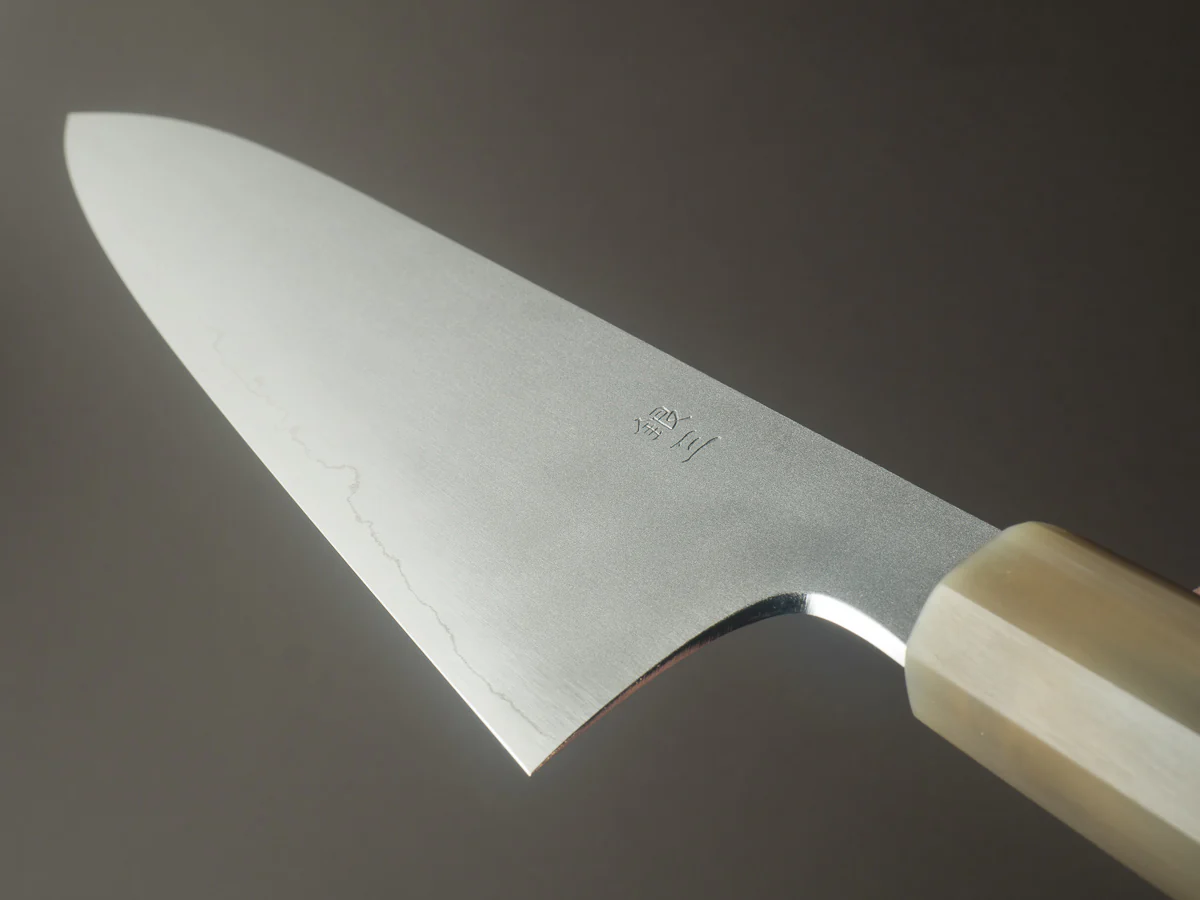 Hitohira - Kikuchiyo x Yohei - Ginsan - Kasumi - 210mm Gyuto - Ebony Handle - Image 11