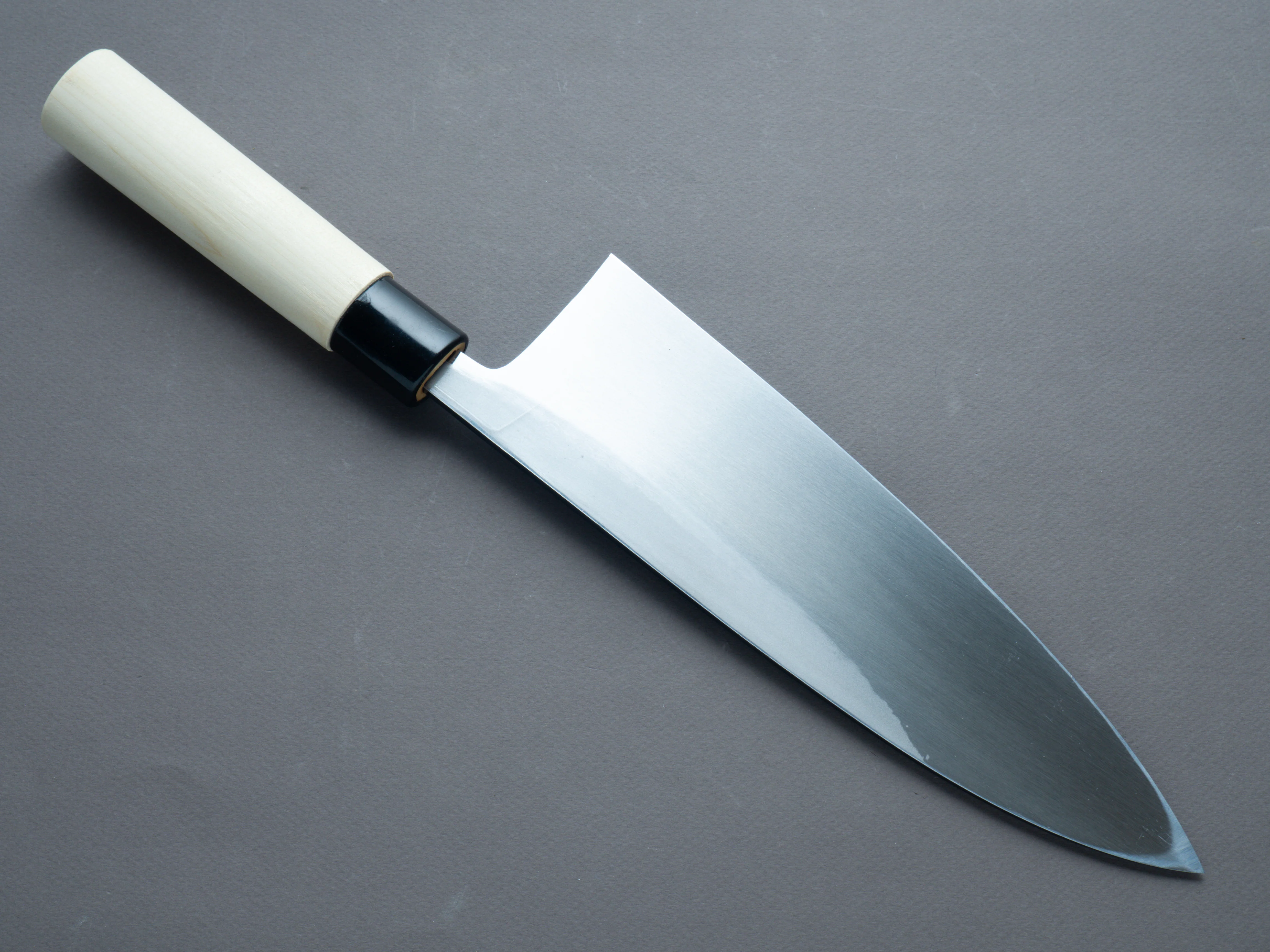 Hitohira - Kurouchi - White #2 - Shakekiri - 240mm - Poplar Handle - Image 2
