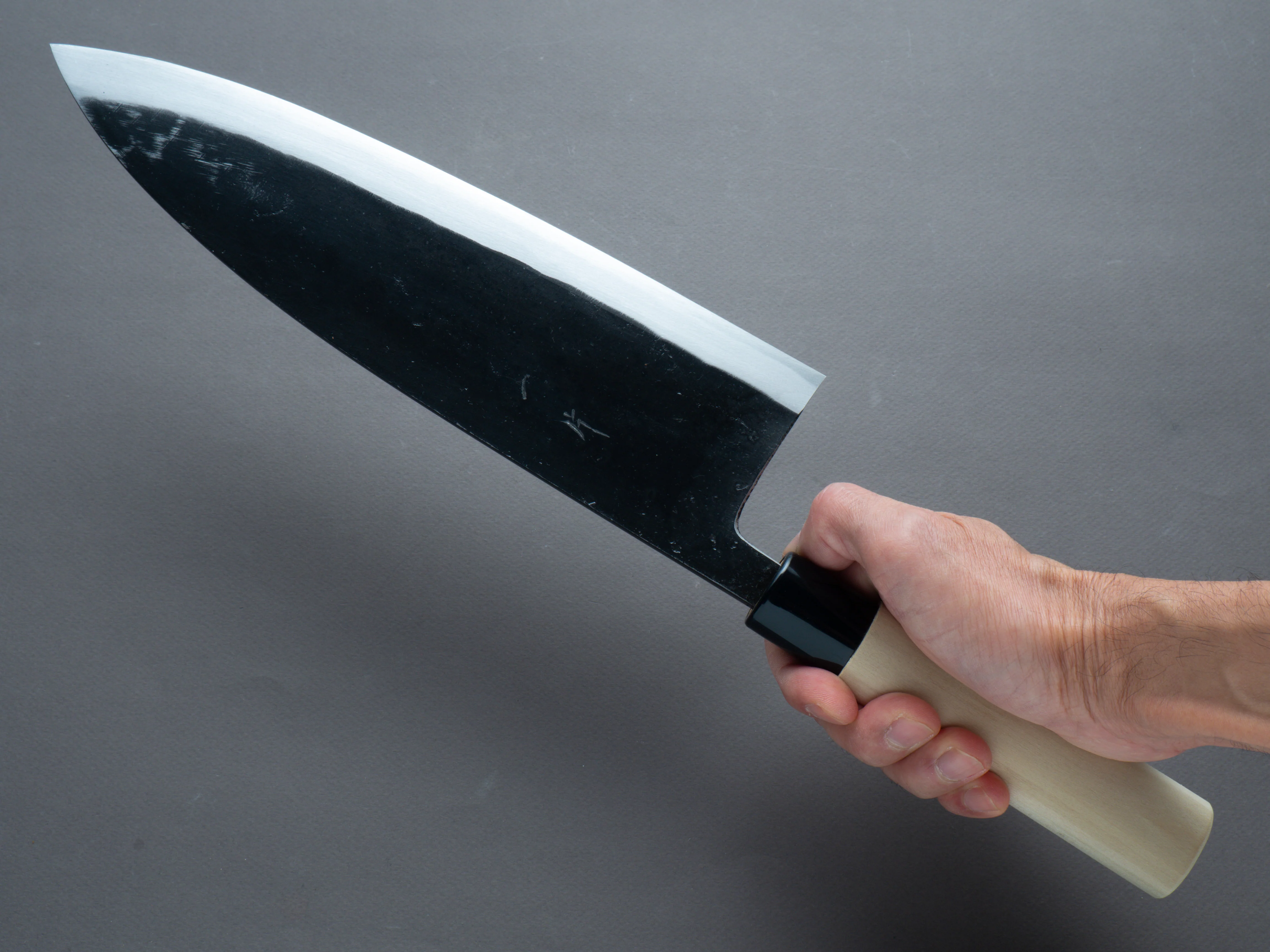 Hitohira - Kurouchi - White #2 - Shakekiri 270mm - Poplar Handle - Image 7
