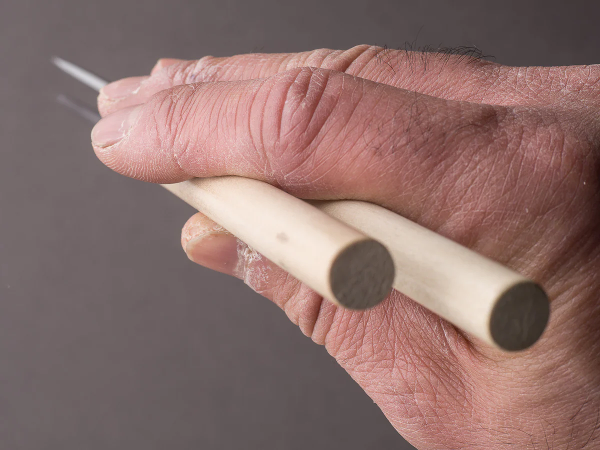 Hitohira - Moribashi Chopsticks - 120mm Round Ho Wood - Image 3