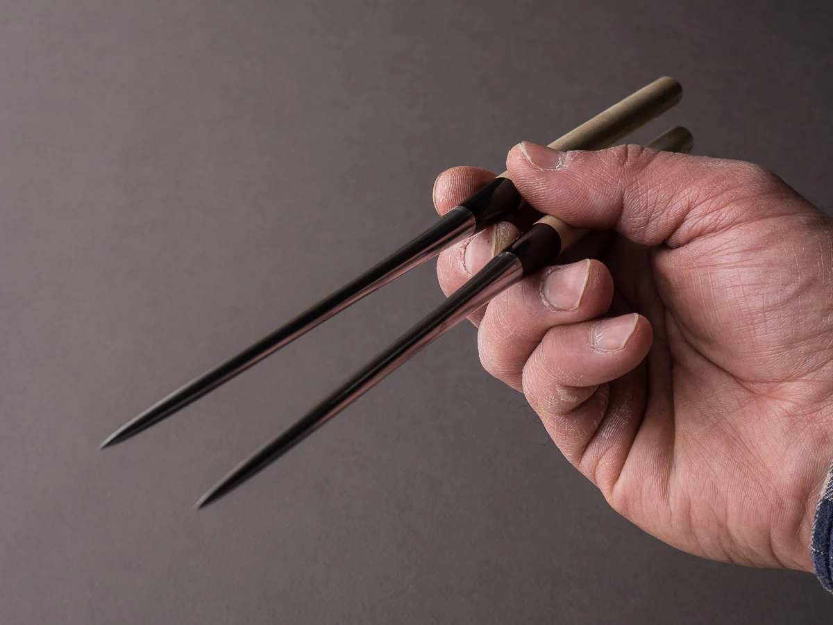 Hitohira - Moribashi Chopsticks - 120mm Round Ho Wood - Image 5