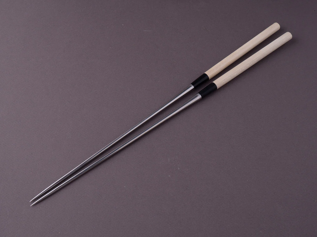 Hitohira - Moribashi Plating Chopsticks - 210mm - Round Ho Wood