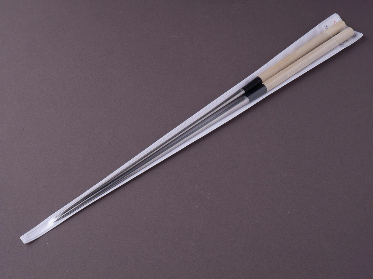 Hitohira - Moribashi Plating Chopsticks - 210mm - Round Ho Wood - Image 3