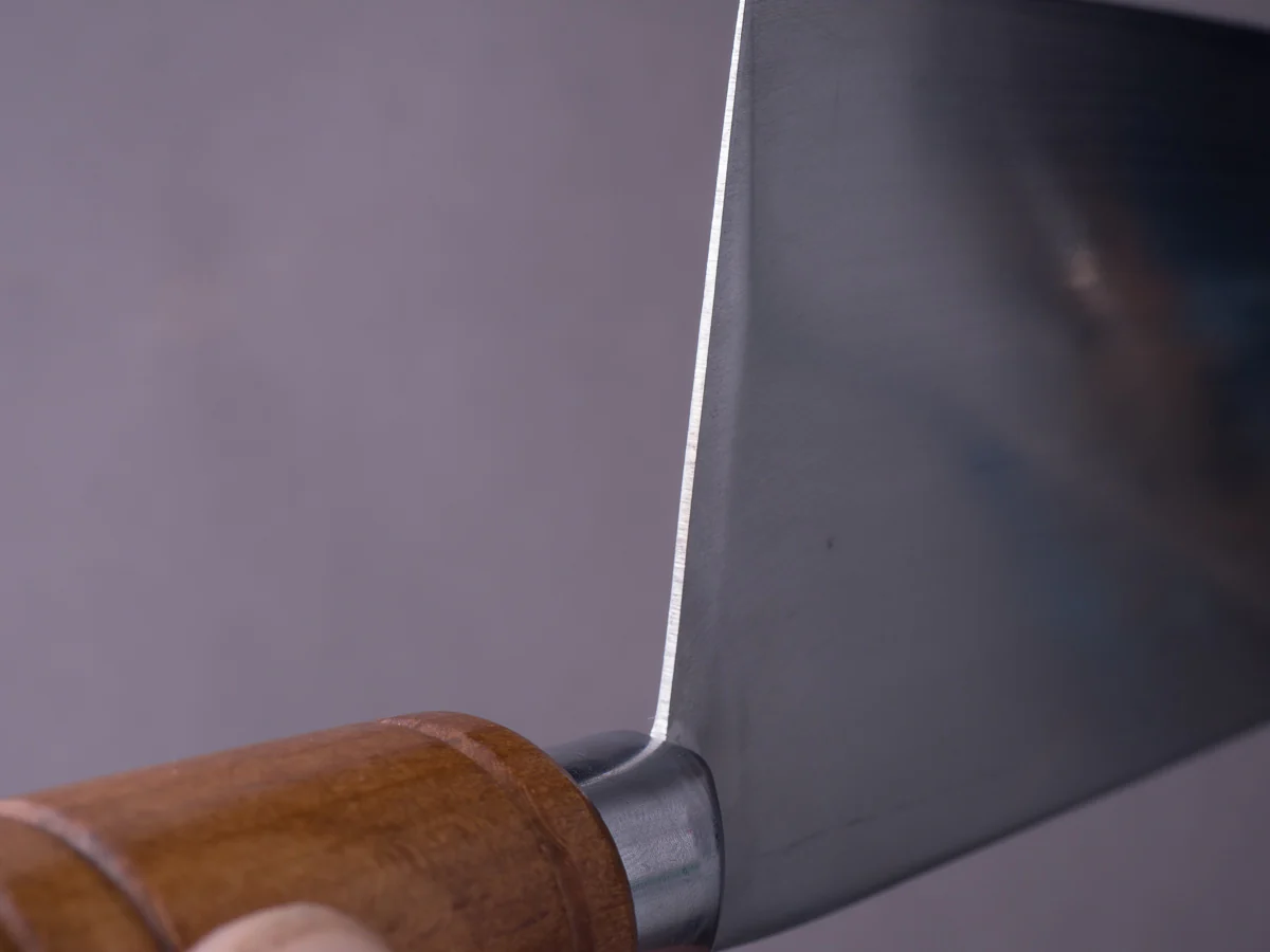 Hitohira - Stainless Clad - 200mm Chinese Cleaver - Beechwood Handle - Image 9