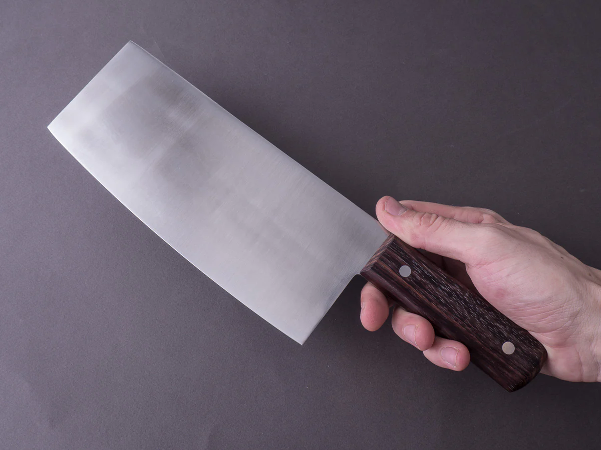 Hitohira - Nihonko - SK Carbon - 220mm Chinese Cleaver - Ebony Handle - Image 6