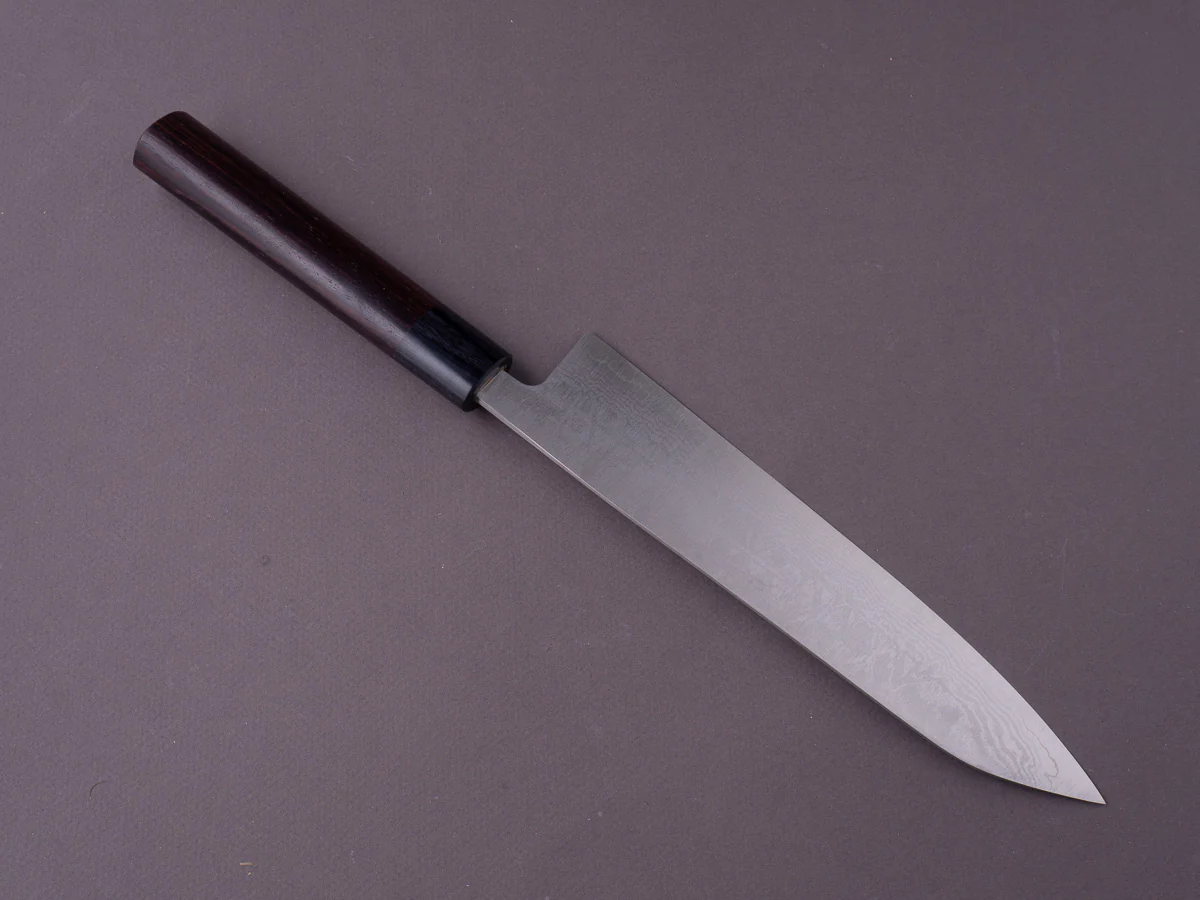 Hitohira - Setsu Forged - VG10 - Damascus - 210mm - Gyuto - Rosewood Handle - Image 2