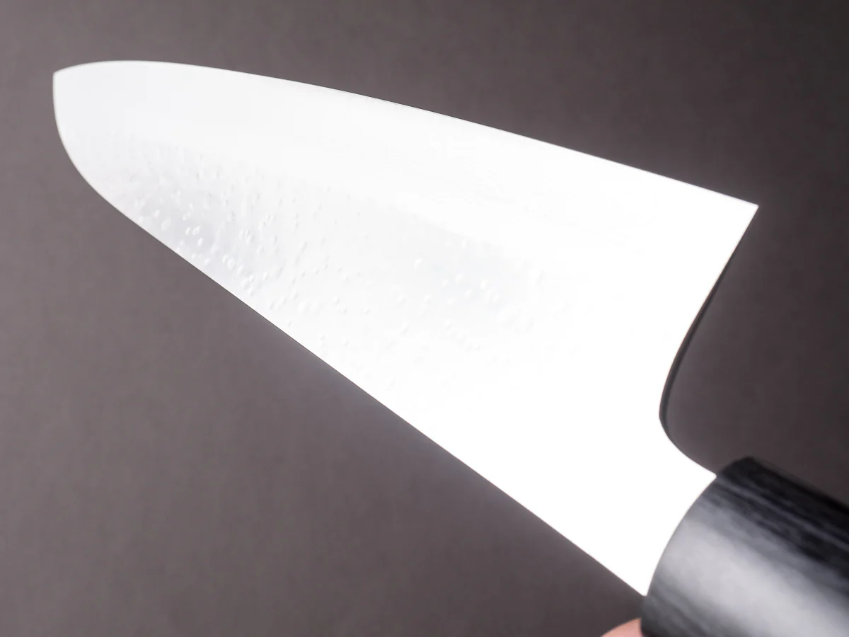 Hitohira - STK VG7 - Tsuchime Damascus - 210mm Gyuto - Wood Handle - Image 10