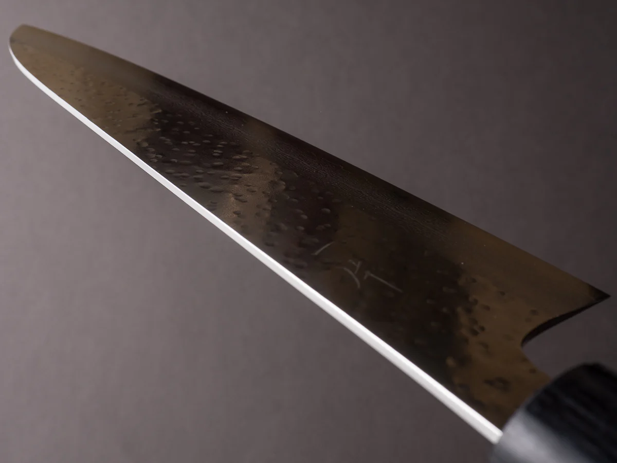 Hitohira - STK VG7 - Tsuchime Damascus - 210mm Gyuto - Wood Handle - Image 11