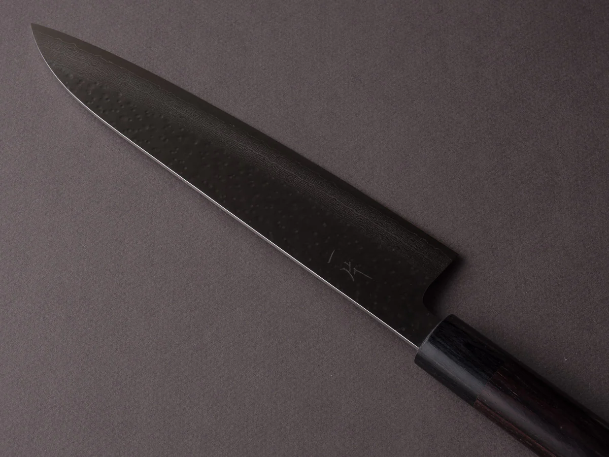 Hitohira - STK VG7 - Tsuchime Damascus - 210mm Gyuto - Wood Handle - Image 2