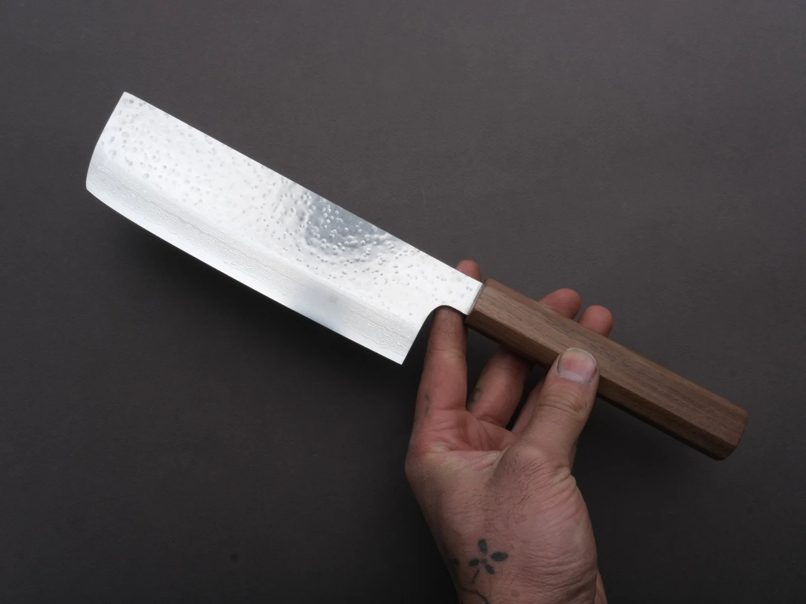 Hitohira - STK - VG7 - Nakiri - 165mm - Walnut Handle - Image 2