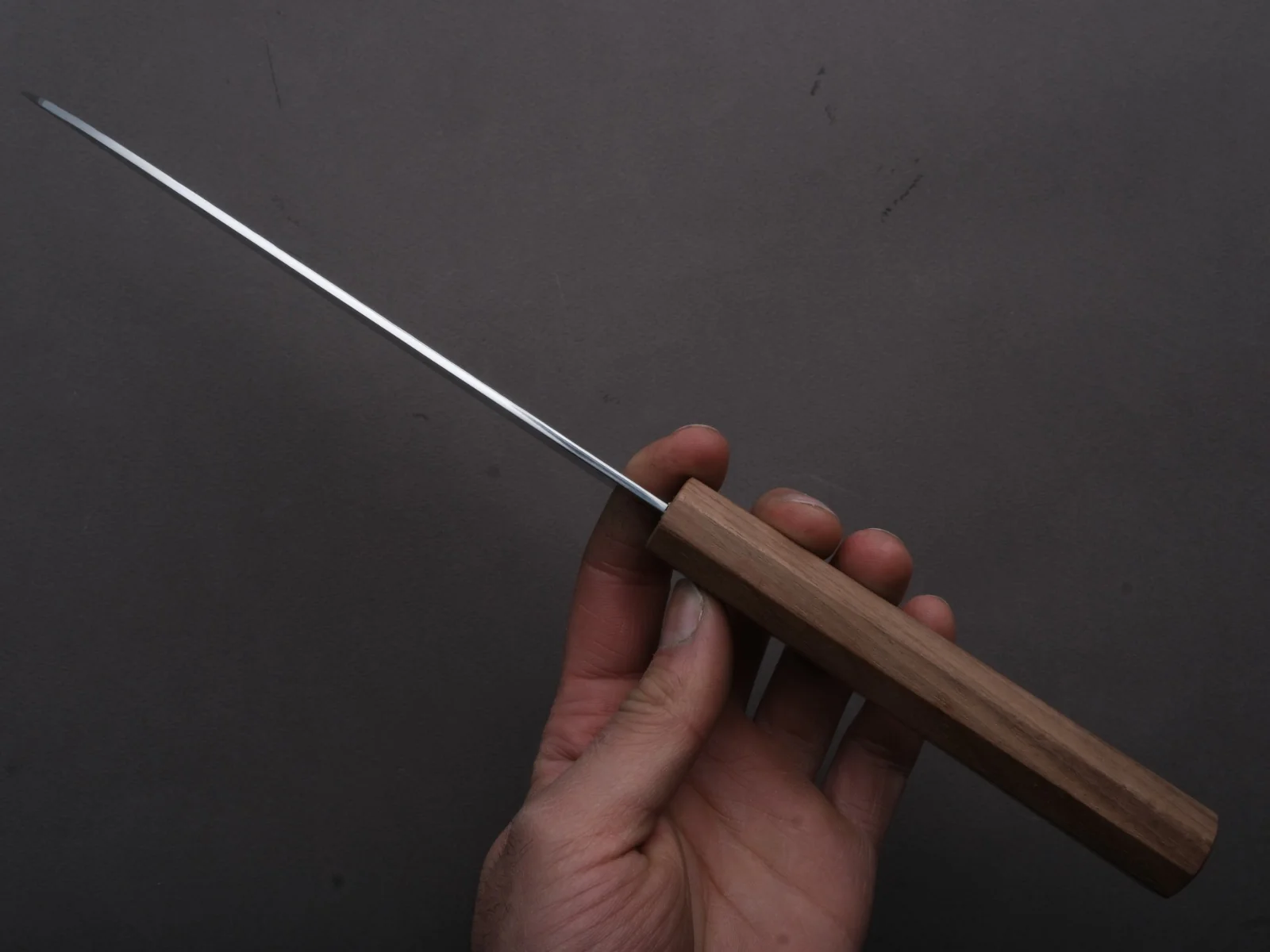 Hitohira - STK - VG7 - Santoku - 165mm - Walnut Handle - Image 3