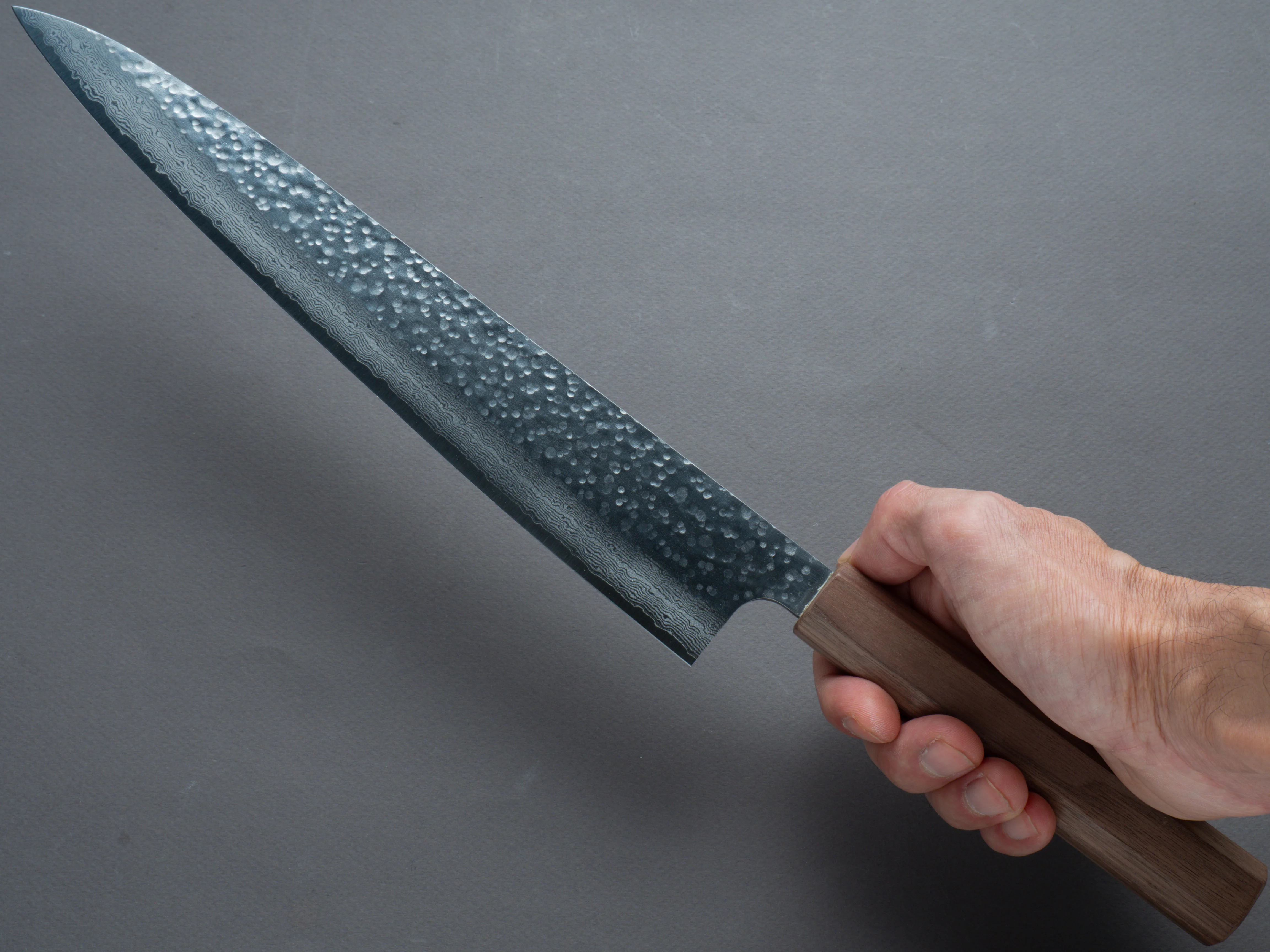 Hitohira - STK - VG7 - Sujihiki 270mm - Walnut Handle - Image 6