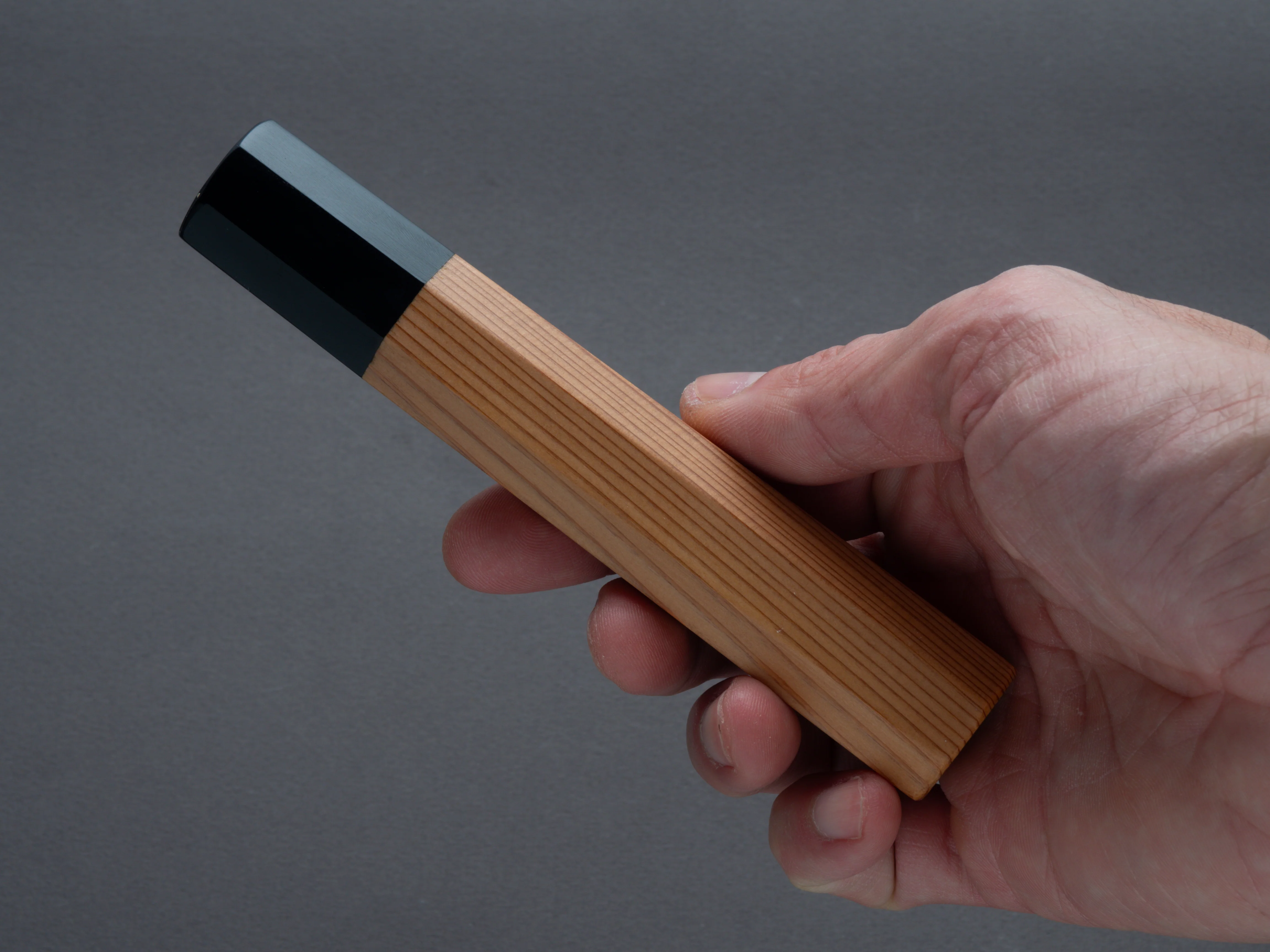 Taihei - Handle - Yakusugi Cedar - 270mm Slicer - Octagonal - Image 2