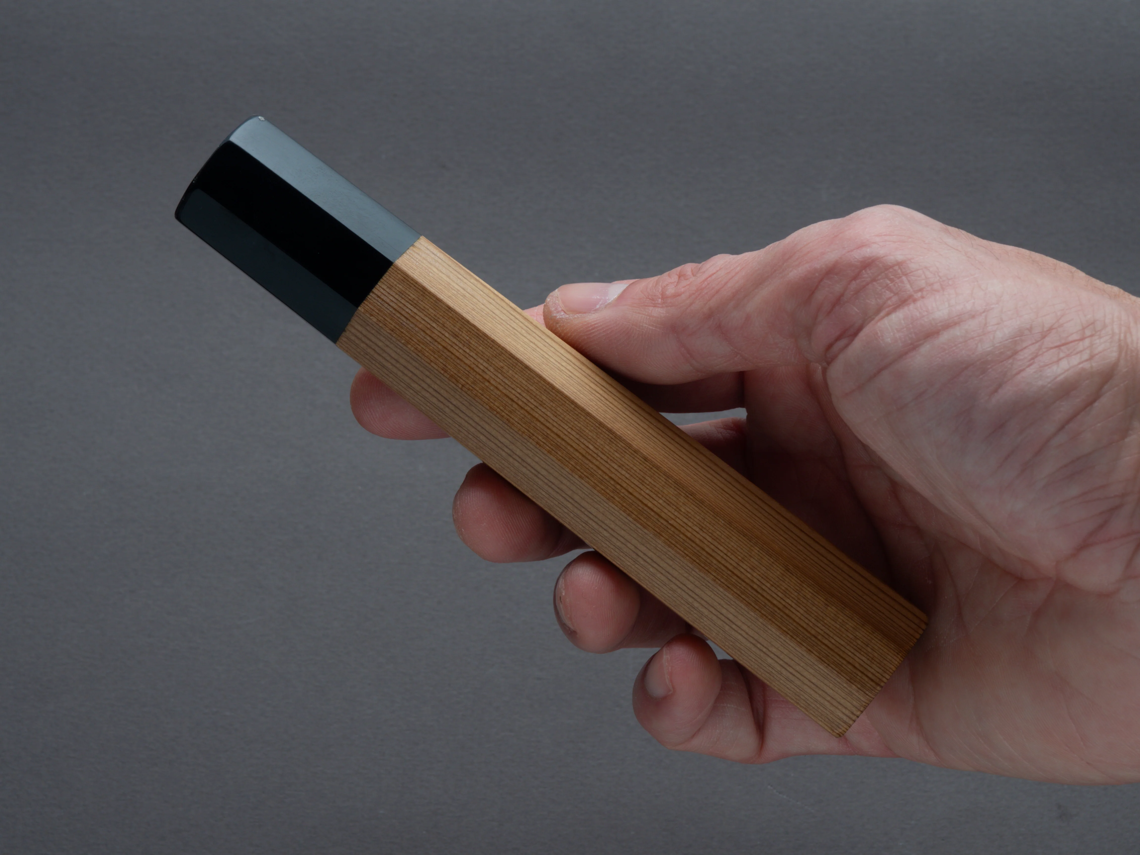 Taihei - Handle - Yakusugi Cedar - 300mm Slicer - Octagonal - Image 2