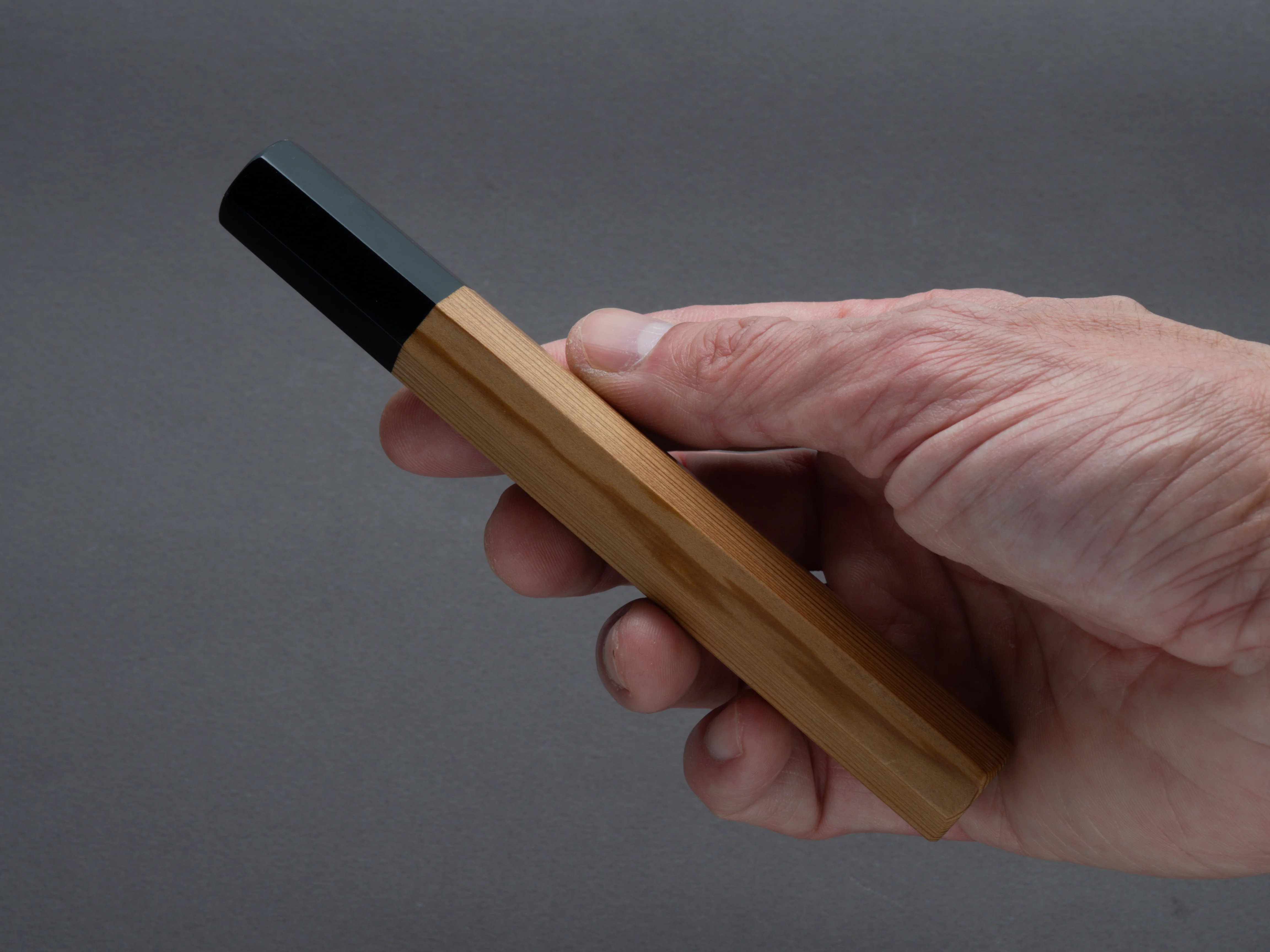 Taihei - Handle - Yakusugi Cedar - 300mm Slicer - Octagonal - Image 3