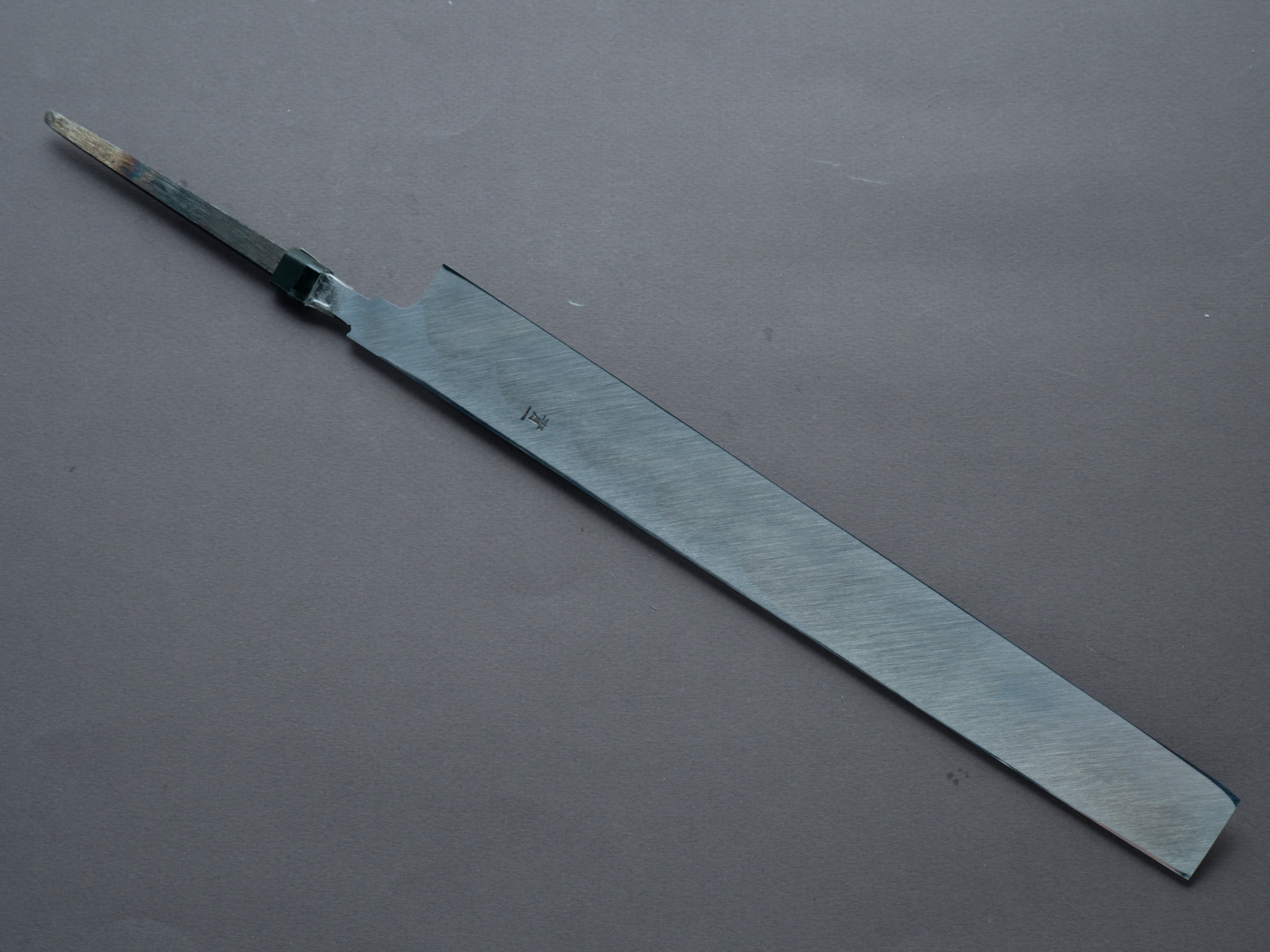 Hitohira - Tanaka x Manzo - Blue #1 - 270mm Takobiki - Extra Height - No Handle - Image 2