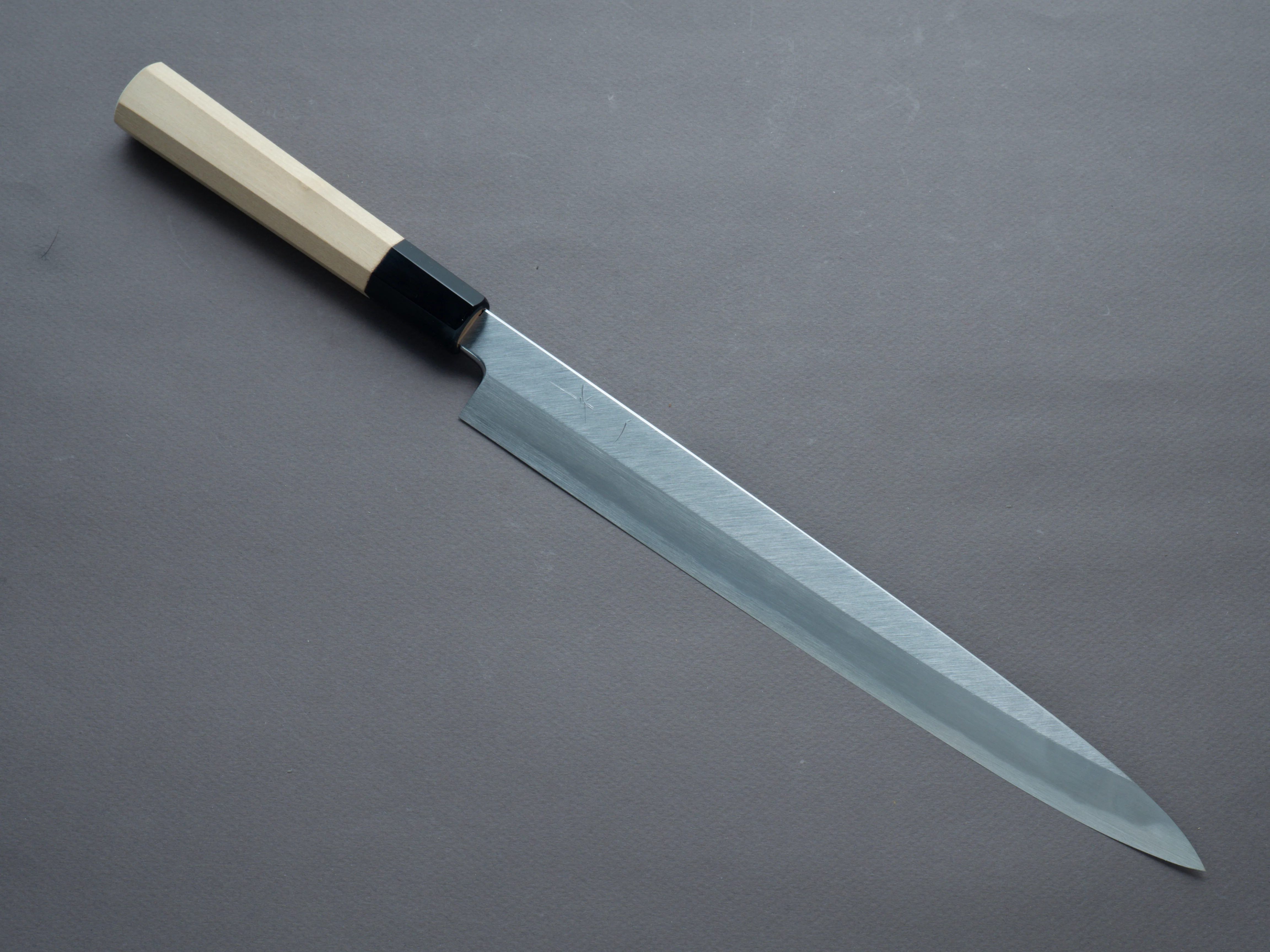 Hitohira - Tanaka x Manzo - Blue #1 - Yanagiba - 270mm - Magnolia Handle - Saya - Image 2
