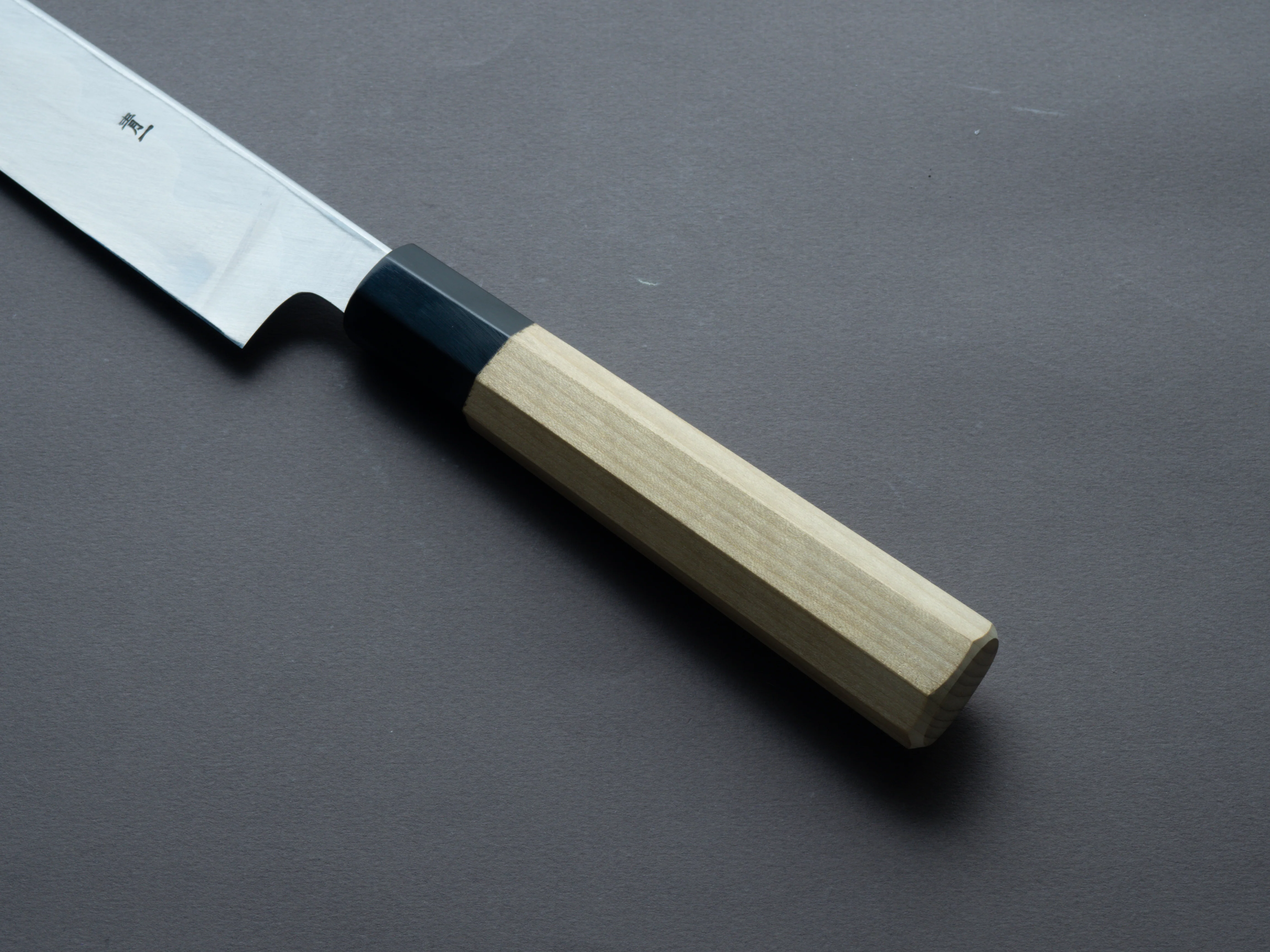 Hitohira - Tanaka x Mosuke - Blue #1 - 330mm Yanagiba - Magnolia Handle - Saya - Image 5