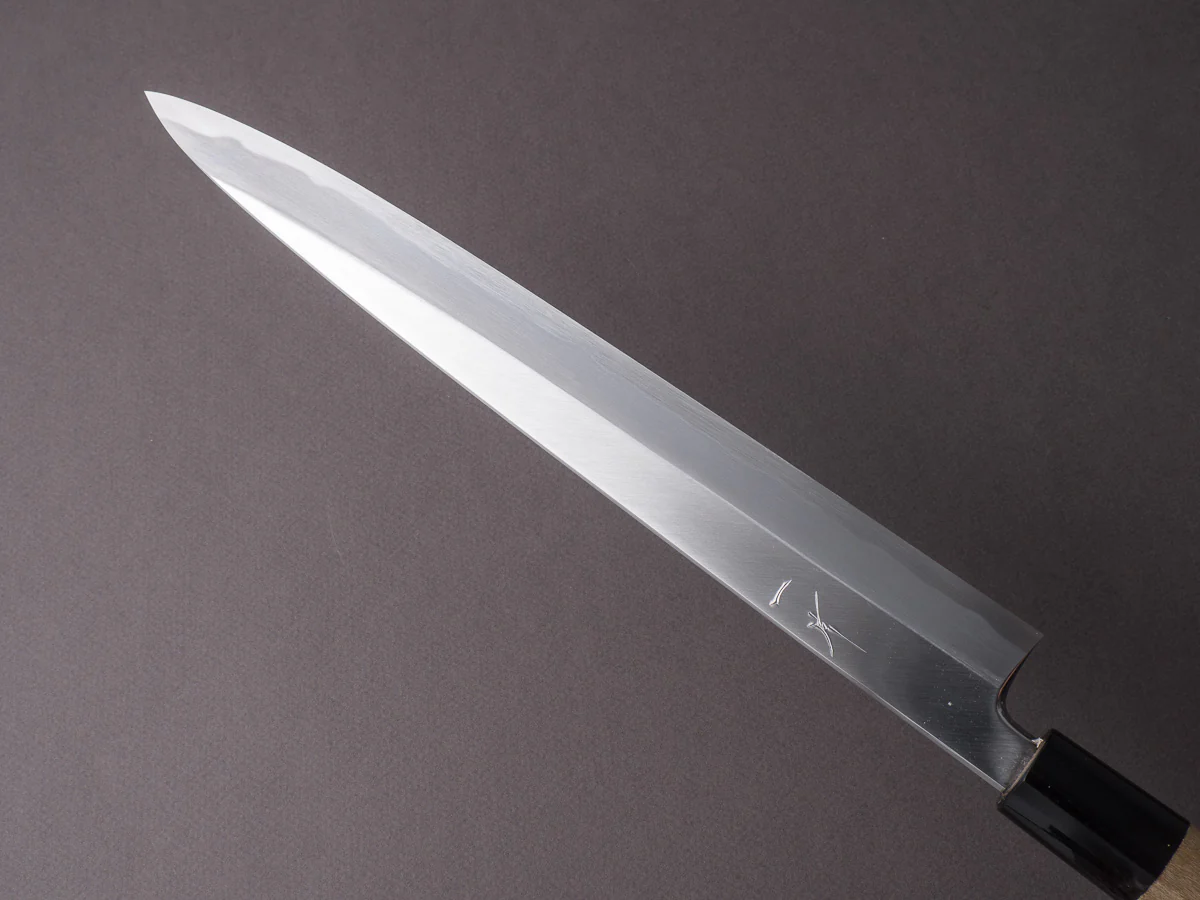 Hitohira - Tanaka x Mosuke - White #2 - 270mm Yanagiba - Ho Wood Handle - Image 3