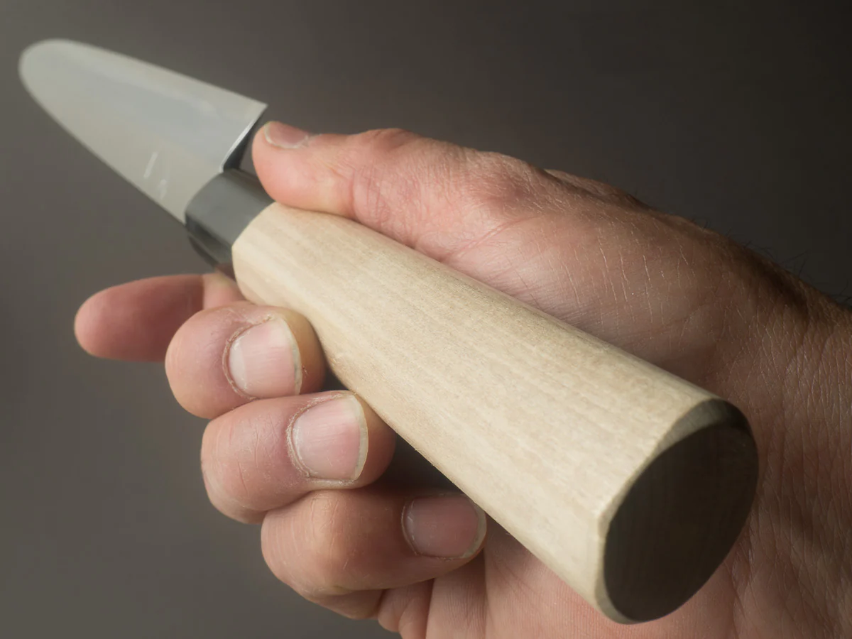 Hitohira - Tanaka x Mosuke - White #2 - 300mm Yanagiba - Ho Wood Handle - Image 10