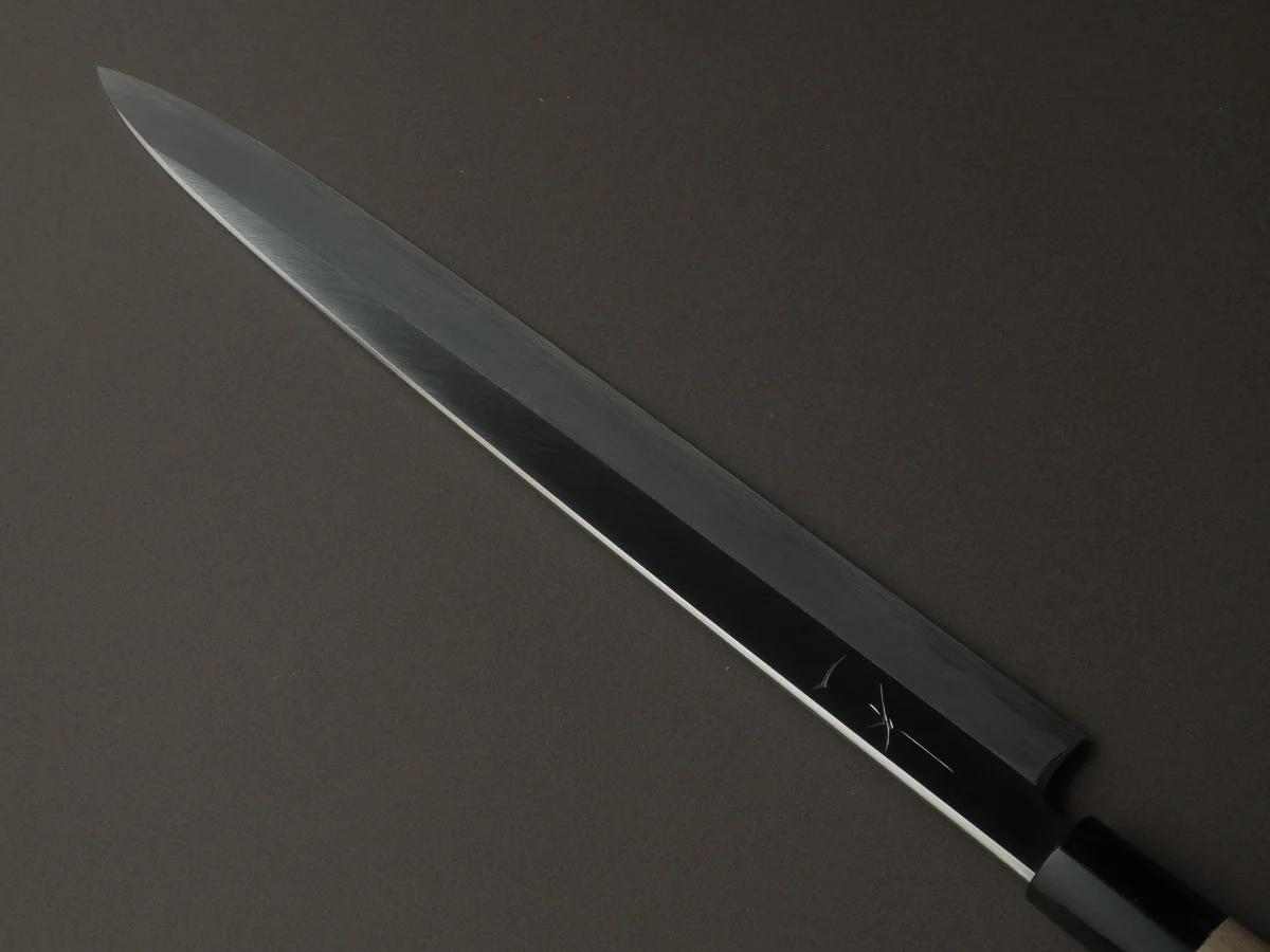 Hitohira - Tanaka x Mosuke - White #2 - 300mm Yanagiba - Ho Wood Handle - Image 3