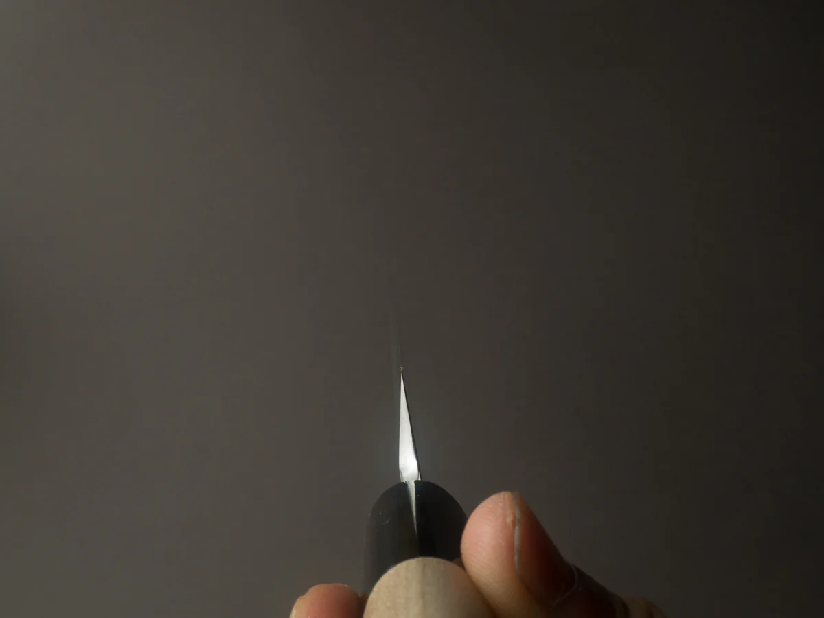 Hitohira - Tanaka x Mosuke - White #2 - 300mm Yanagiba - Ho Wood Handle - Image 9