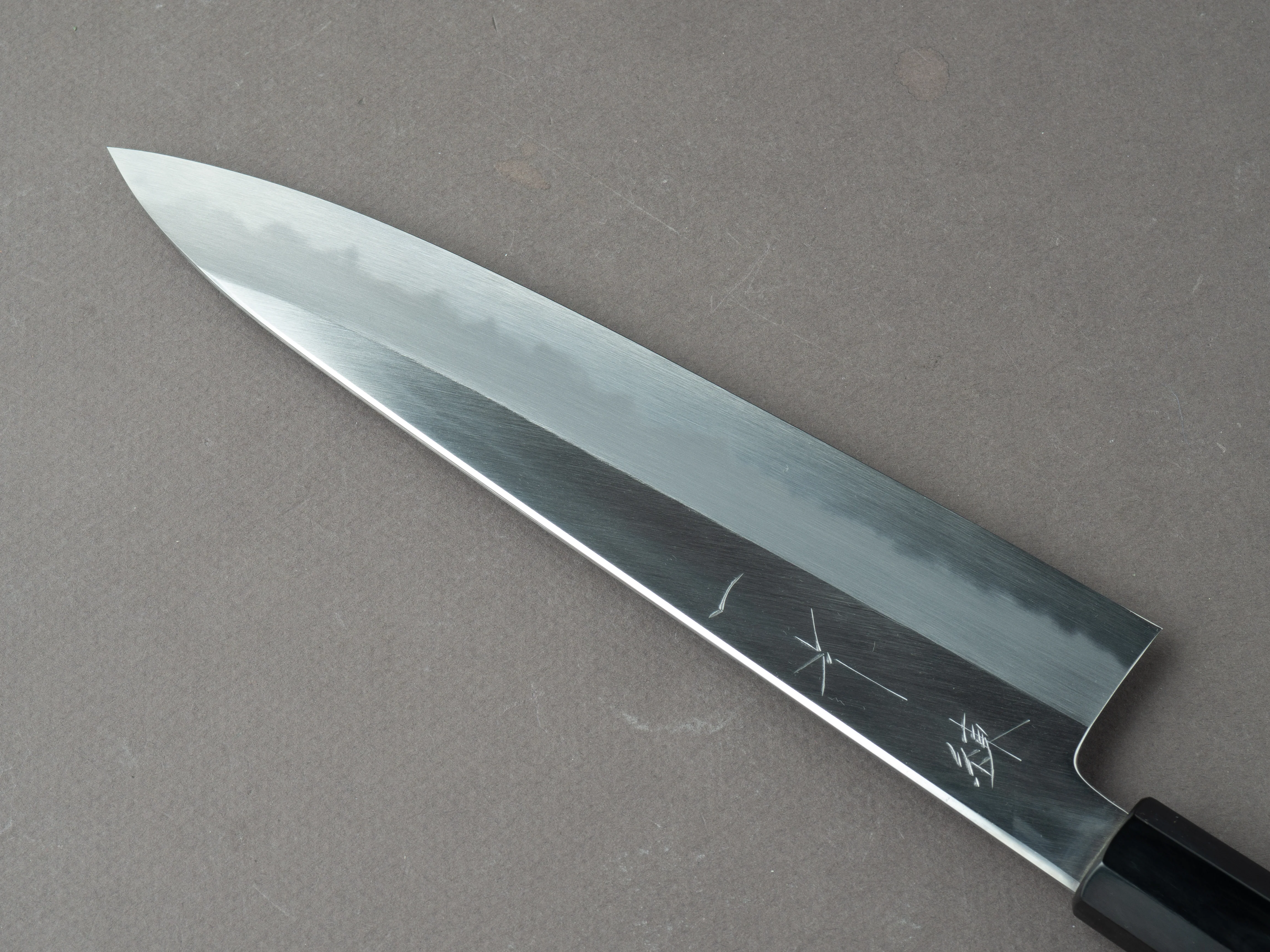 Hitohira - Tanaka x Ren - White #2 - 210mm Gyuto - Magnolia Handle - Image 4