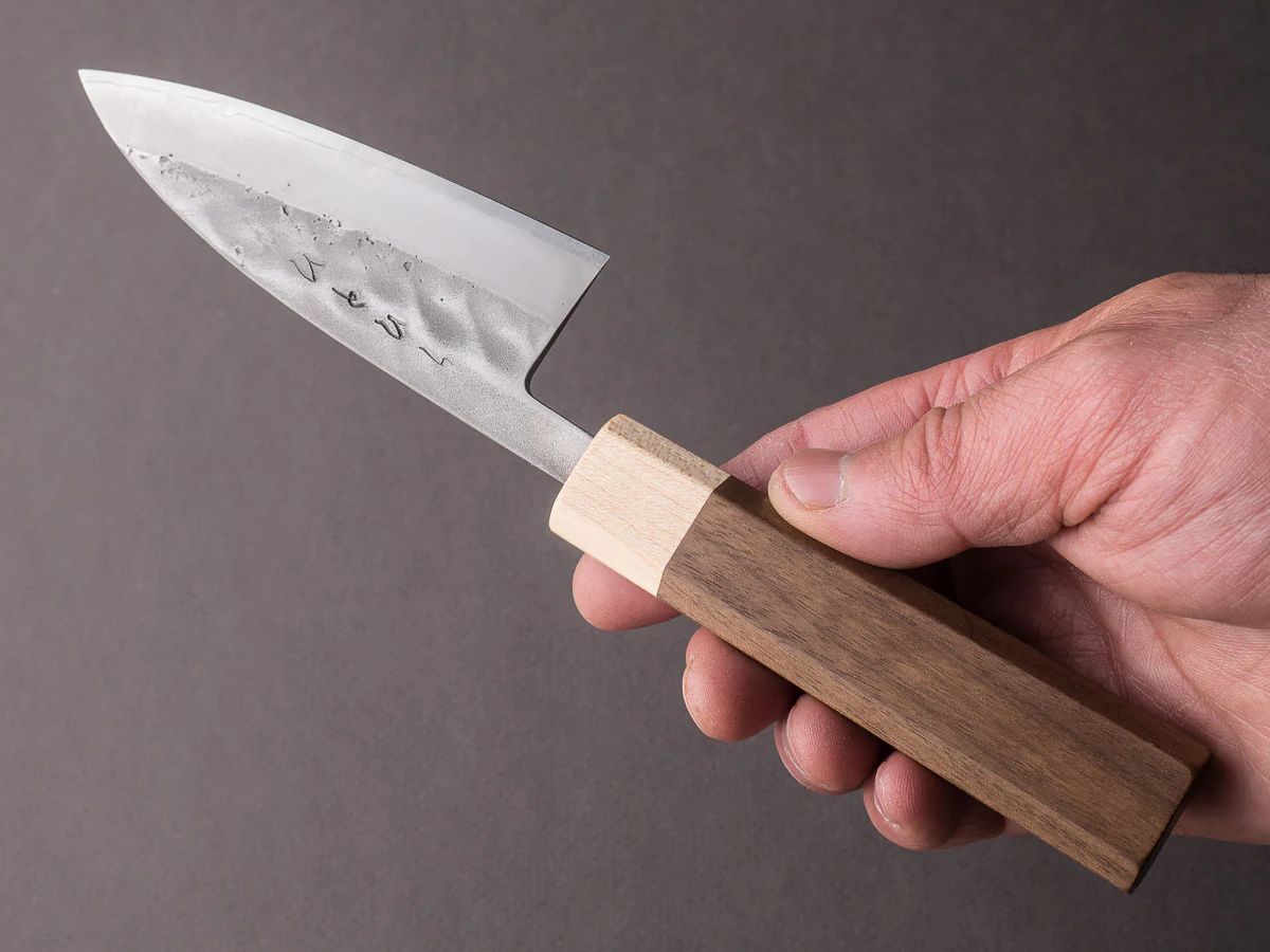 Hitohira - TD - SLD - Nashiji - Petty - 105mm - Walnut Handle - Image 5