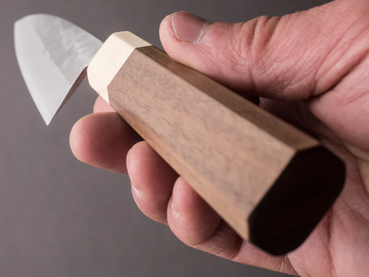Hitohira - TD - SLD - Nashiji - Petty - 105mm - Walnut Handle - Image 9