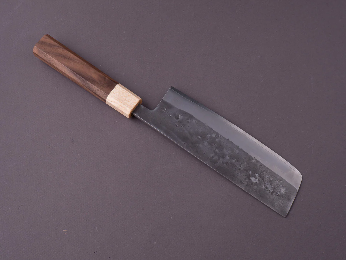 Hitohira - TD - SLD - Nashiji - Nakiri - 165mm - Walnut Handle - Image 2
