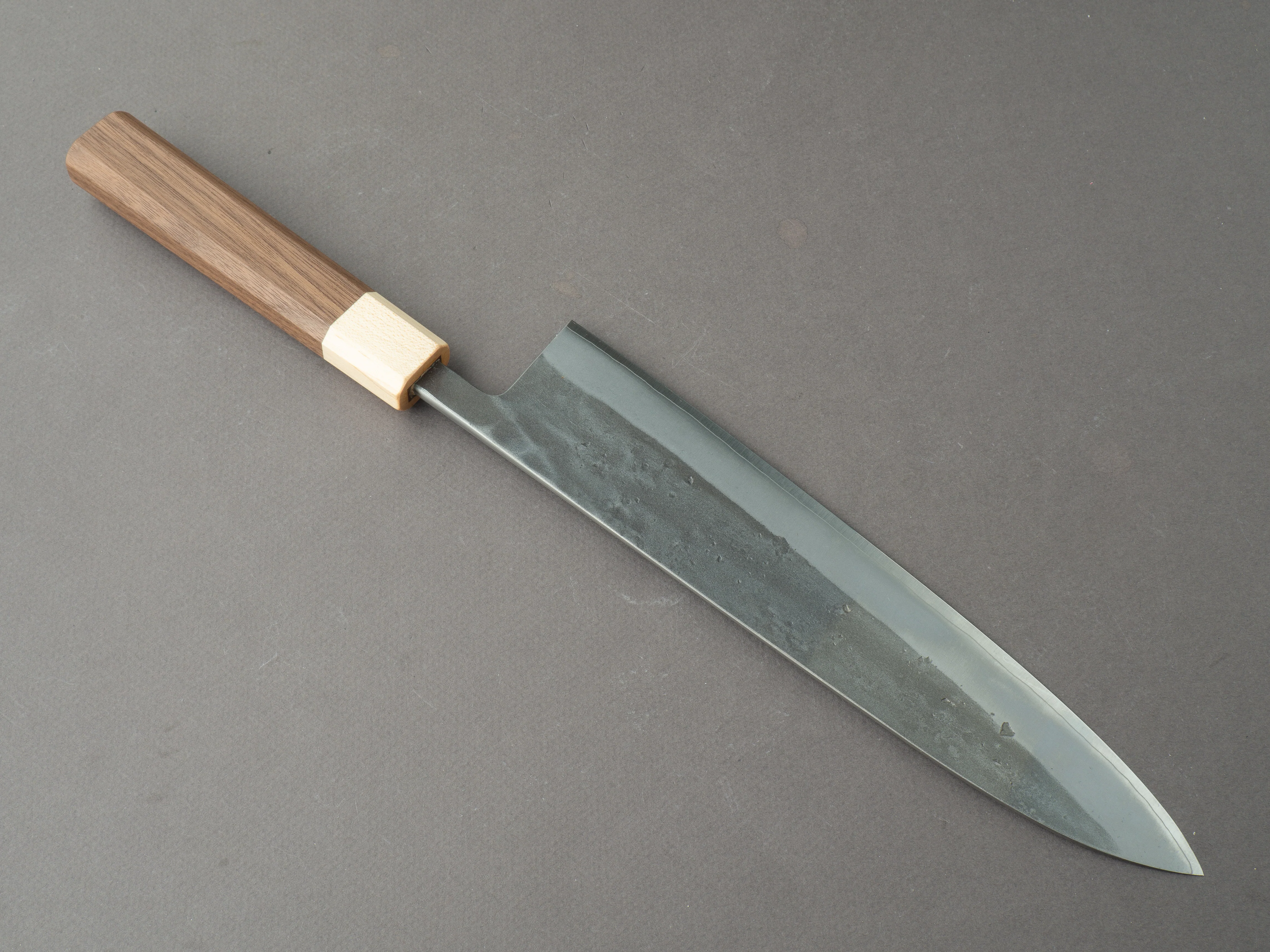 Hitohira - TD - SLD - Nashiji - Gyuto - 240mm - Walnut Handle - Image 2