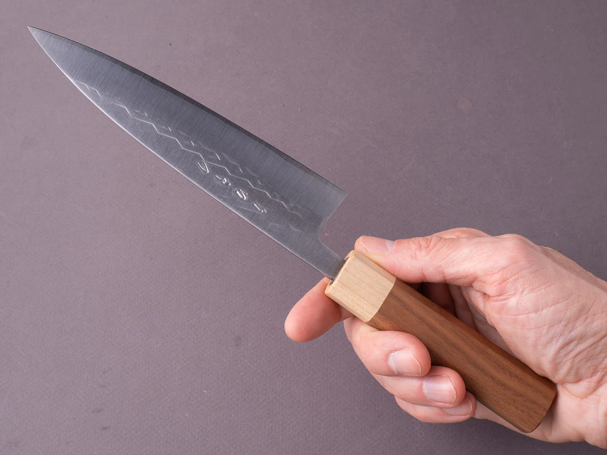 Hitohira - TD - SLD - Tsuchime - Petty - 150mm - Walnut Handle - Image 7