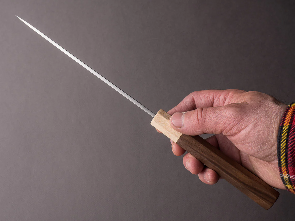Hitohira - TD - SLD - Tsuchime - Gyuto - 165mm - Walnut Handle - Image 7