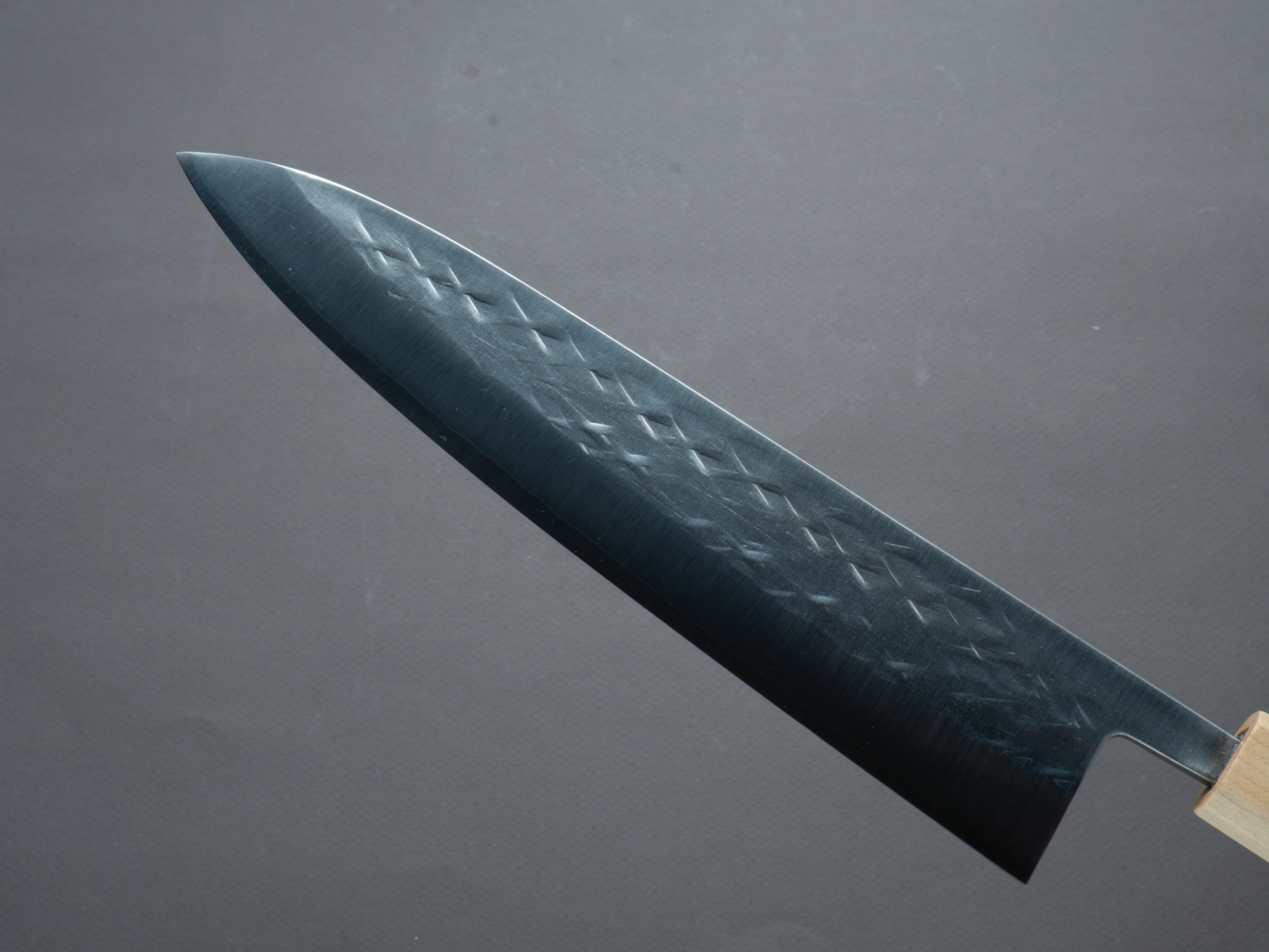 Hitohira - TD - SLD - Tsuchime - Gyuto - 240mm - Walnut Handle - Image 3