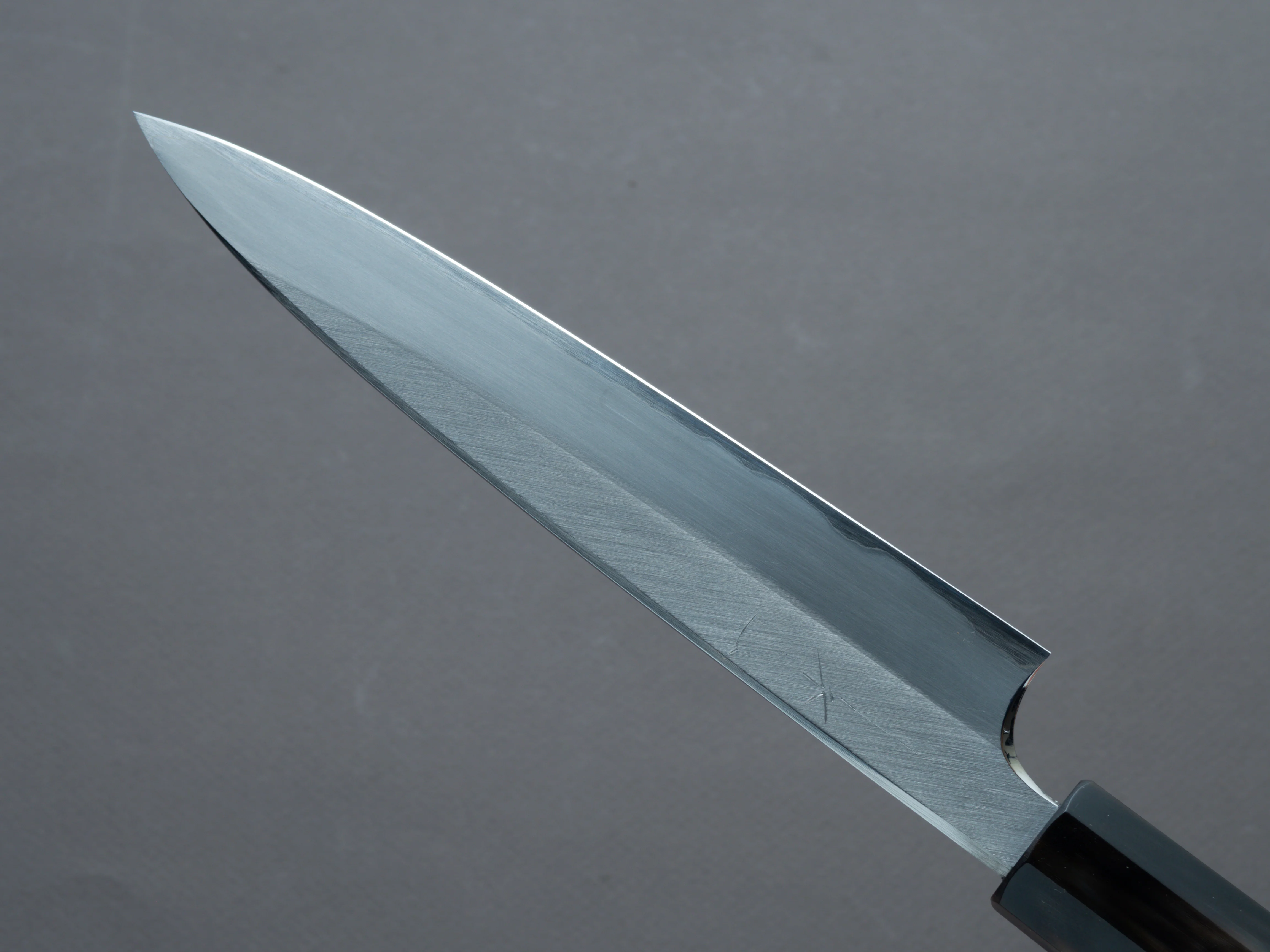 Hitohira - Togashi - Blue #1 Stainless Clad - 165mm Petty - Taihei Ebony Handle - Image 4