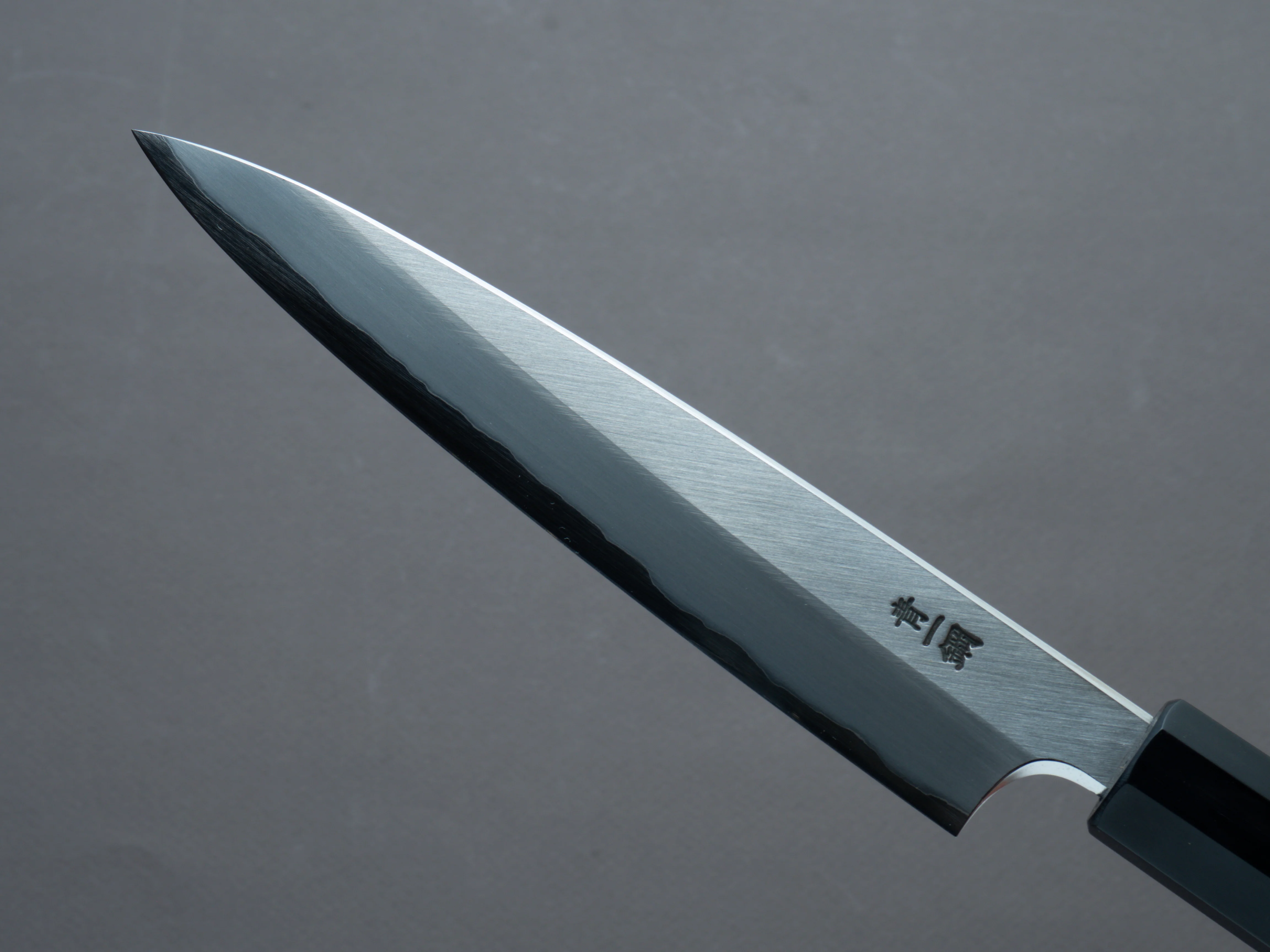 Hitohira - Togashi - Blue #1 Stainless Clad - 165mm Petty - Ziricote Handle - Image 3