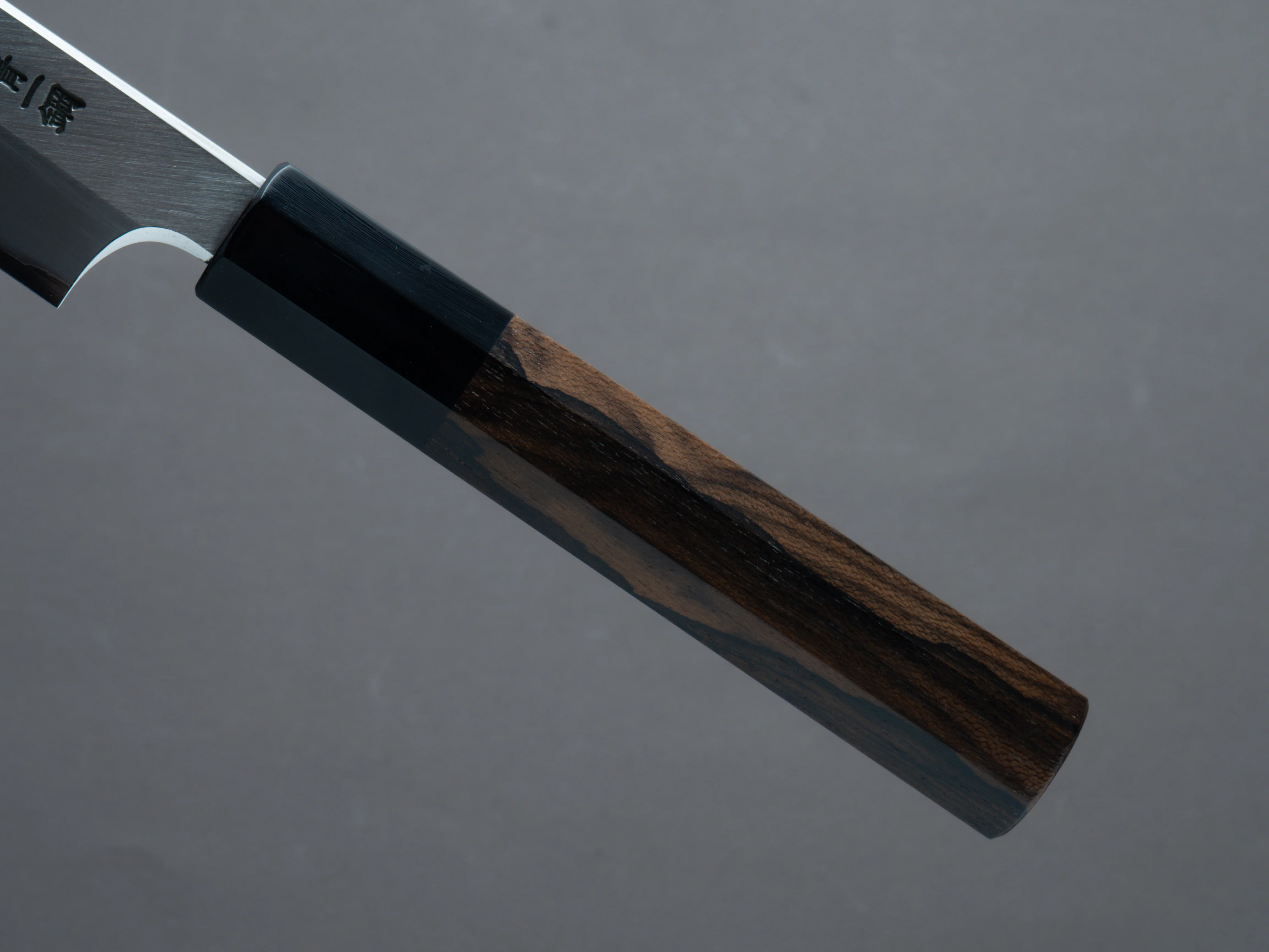 Hitohira - Togashi - Blue #1 Stainless Clad - 165mm Petty - Ziricote Handle - Image 5