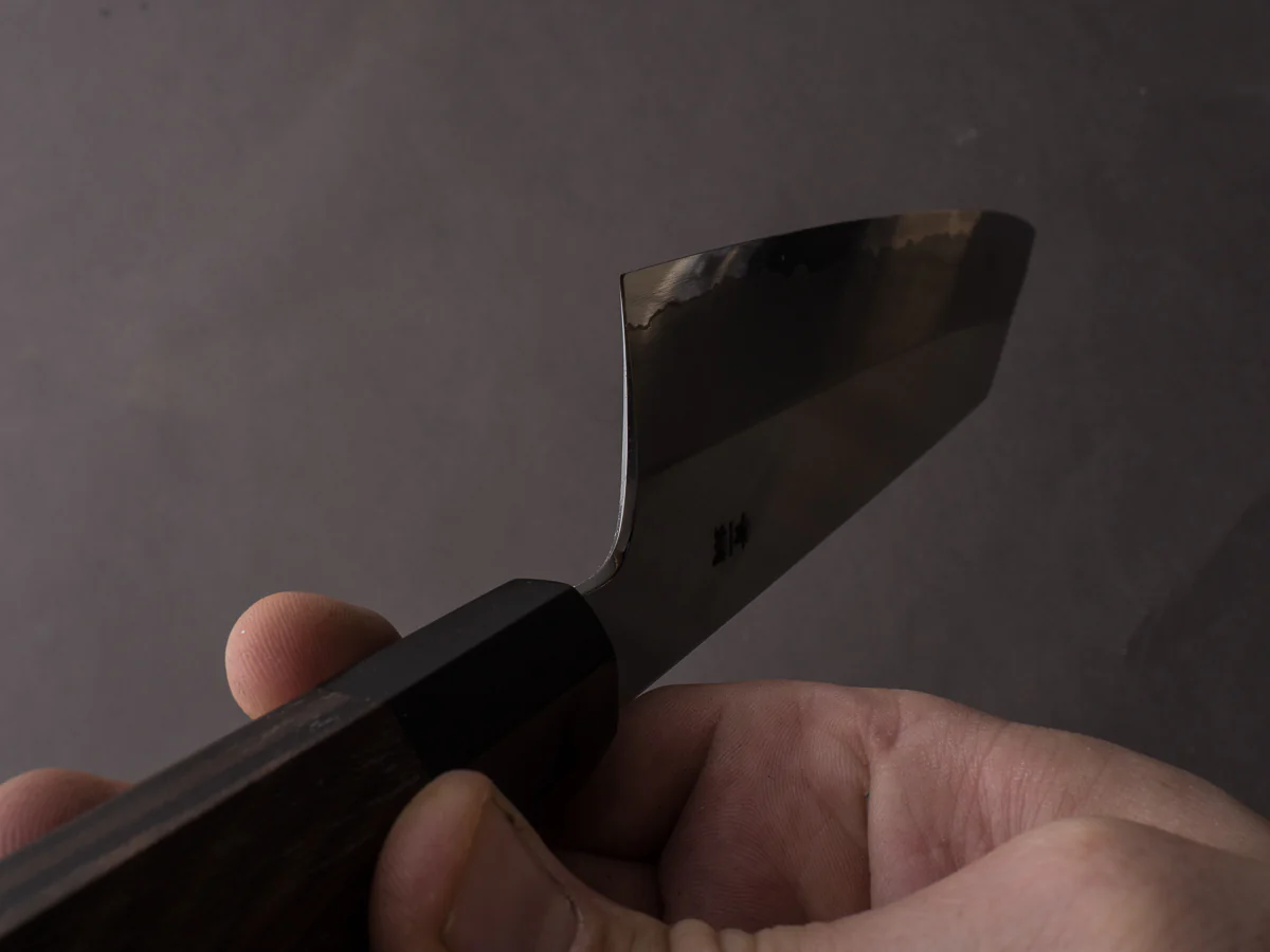 Hitohira - Togashi - Blue #1 Stainless Clad - 270mm Kiritsuke Gyuto - Ziricote Handle - Image 7