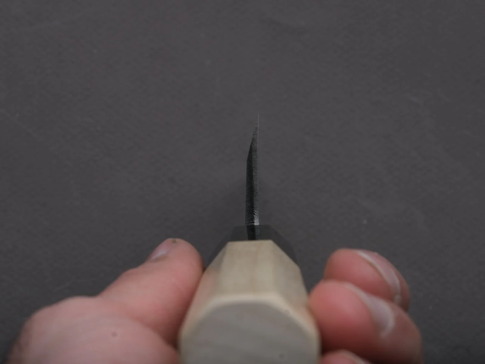 Hitohira - Togashi - Blue #2 - Deba - 120mm - Magnolia Handle - Saya - Image 7