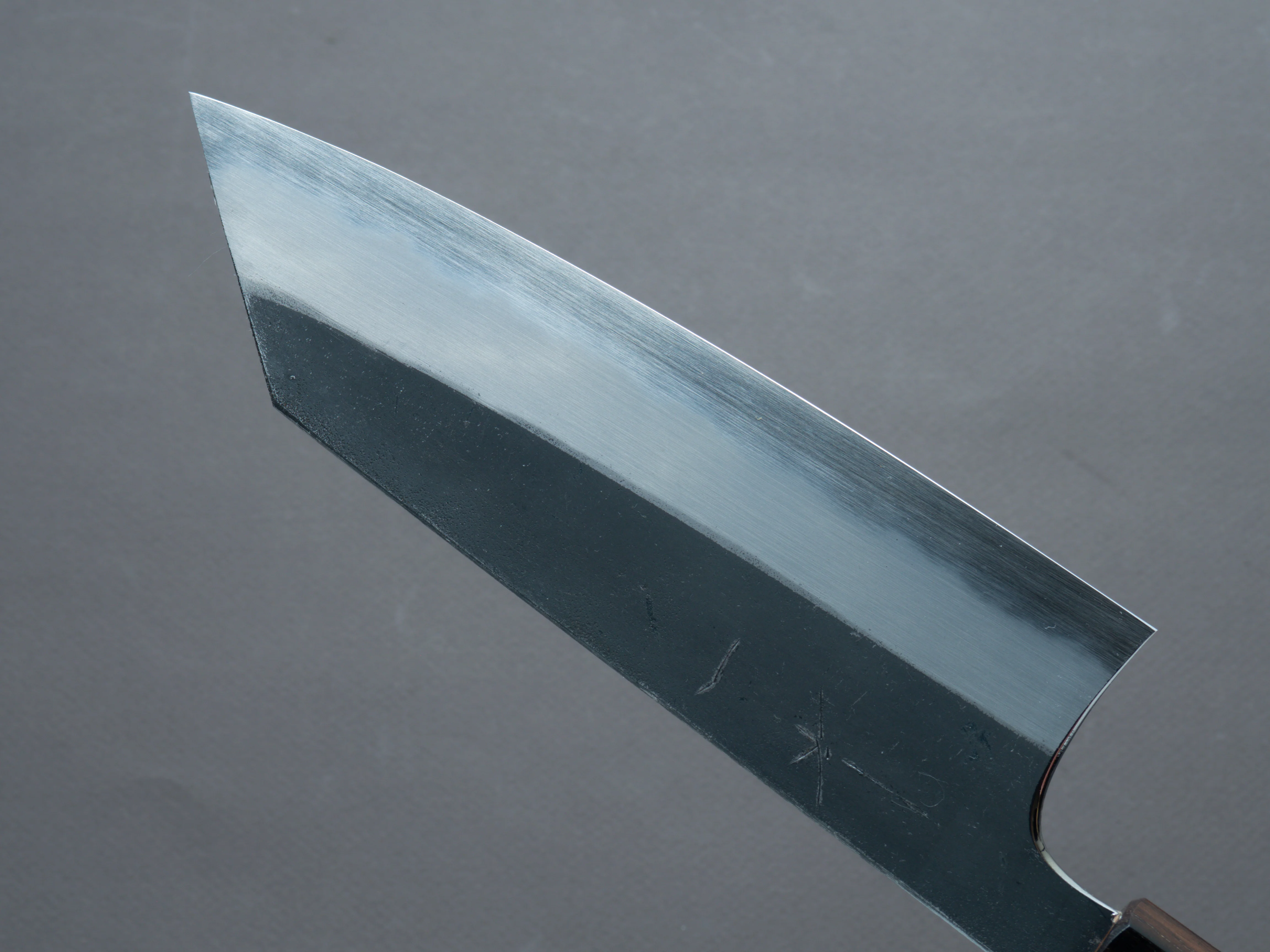 Hitohira - Togashi - Blue #2 - Kurouchi - Bunka - Cherrywood Handle (Ebony End) - Image 4