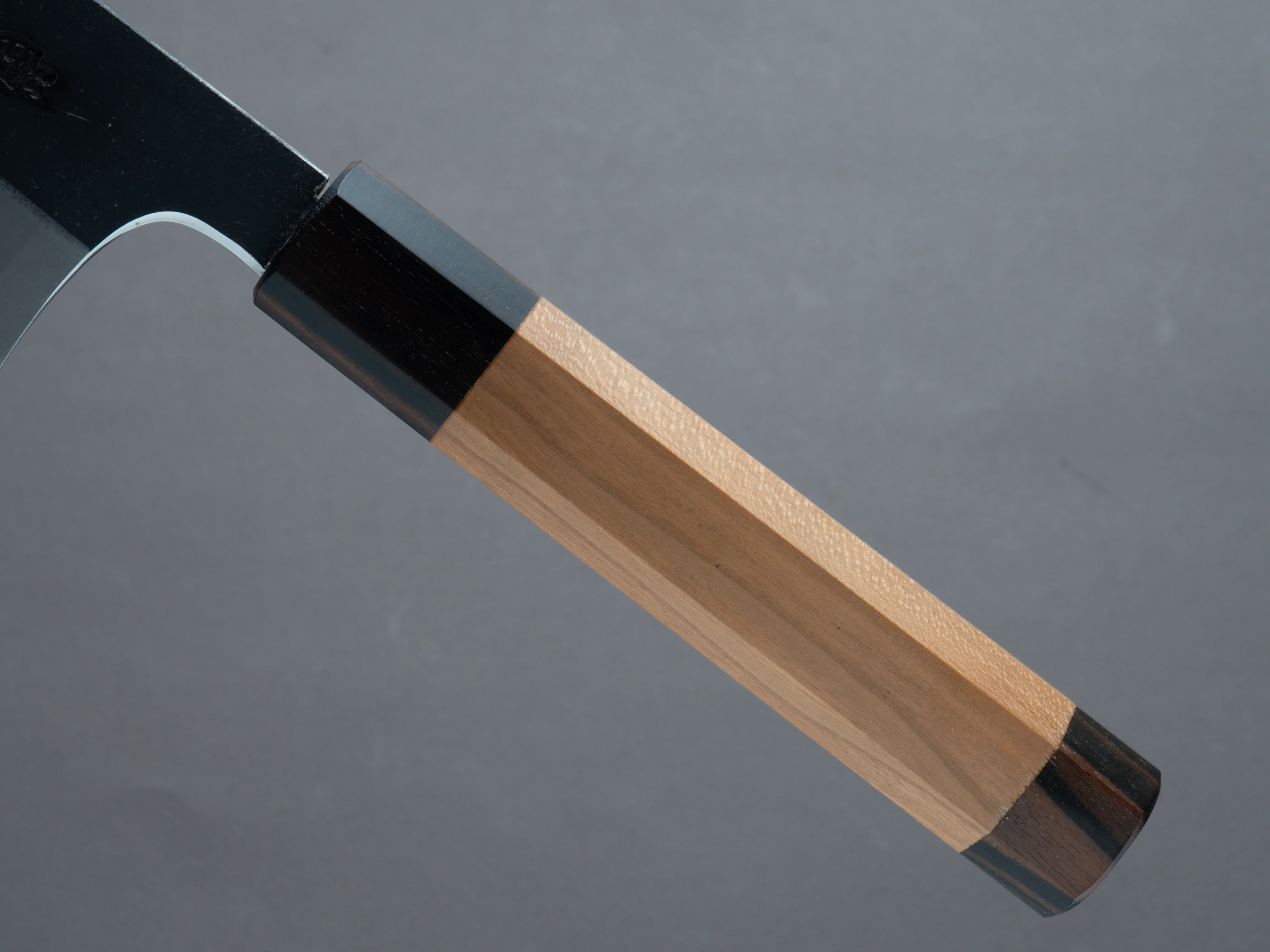 Hitohira - Togashi - Blue #2 - Kurouchi - Bunka - Cherrywood Handle (Ebony End) - Image 5