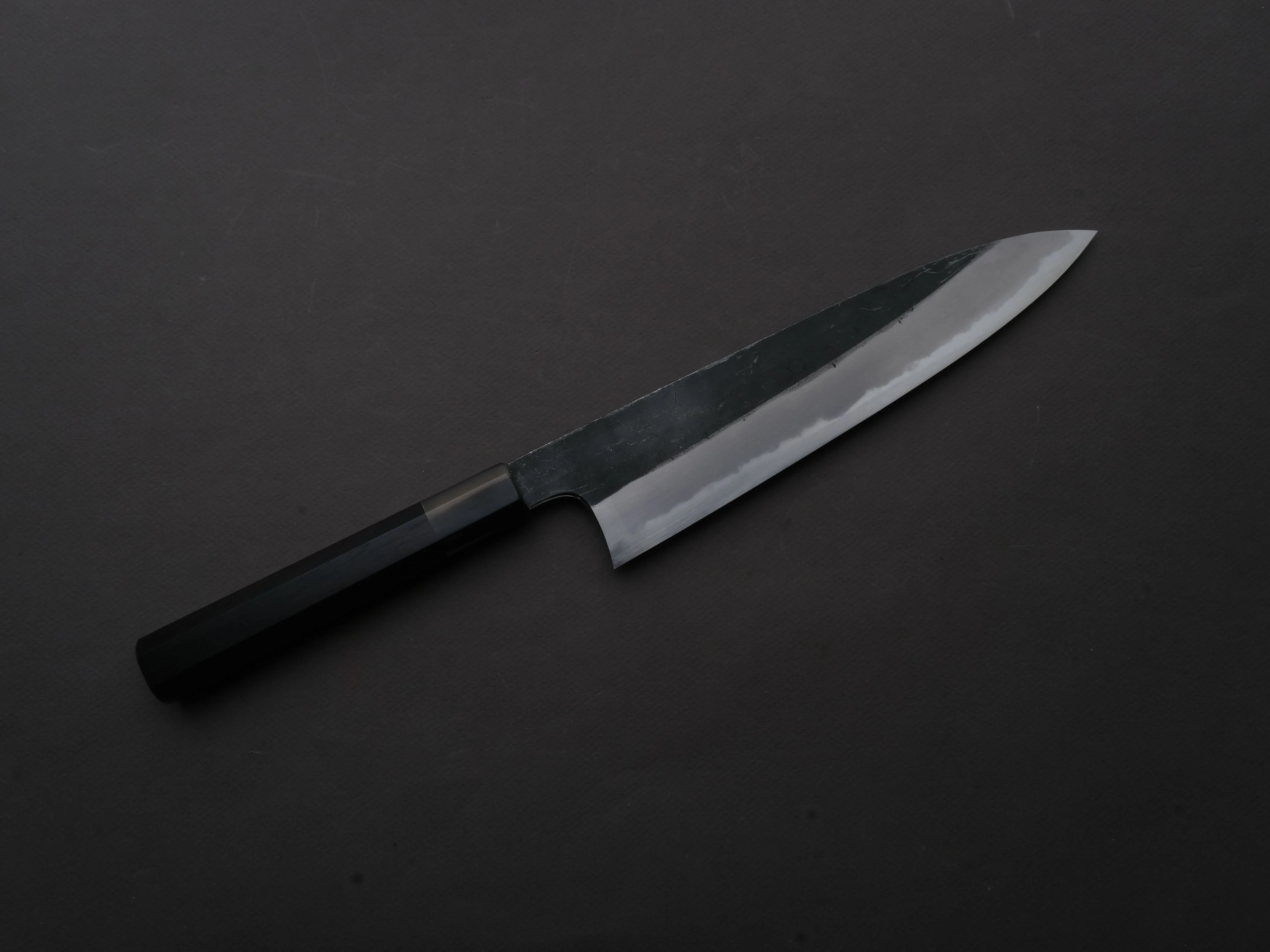 Hitohira - Togashi - Blue #2 - Kurouchi - Gyuto - 240mm - Ebony Handle