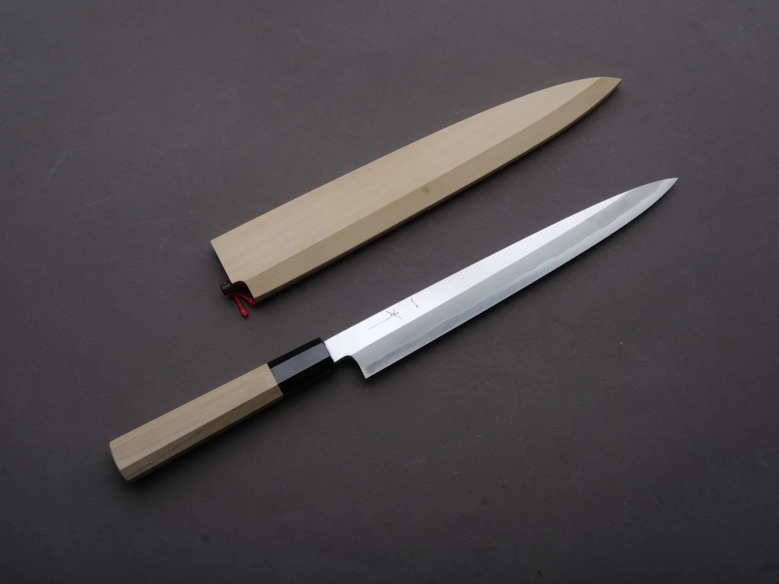 Hitohira - Togashi - Blue #2 - Yanagiba - 240mm - Magnolia Wood Handle - Saya