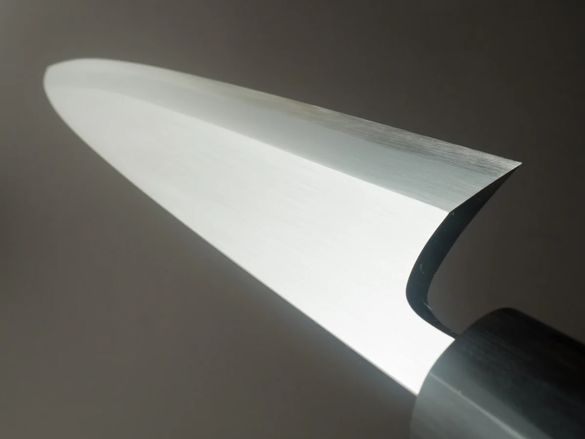 Hitohira - Togashi - Tachi - White #2 - 240mm Mioroshi Deba - D-Shaped Ho Wood Handle - Image 12