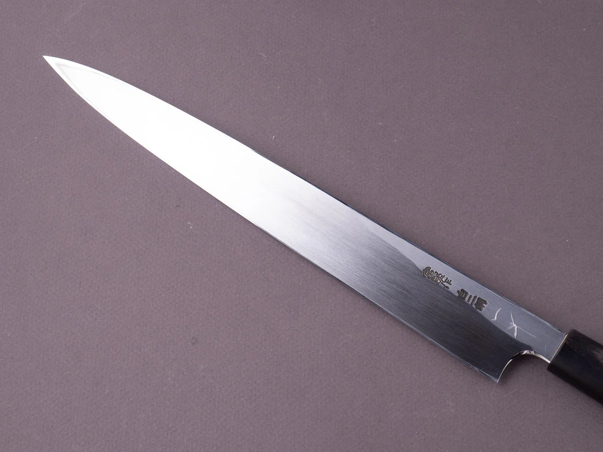Hitohira - Togashi - Tachi - White #2 - 270mm Yanagiba - D-Shaped Ho Wood Handle - Saya - Image 5