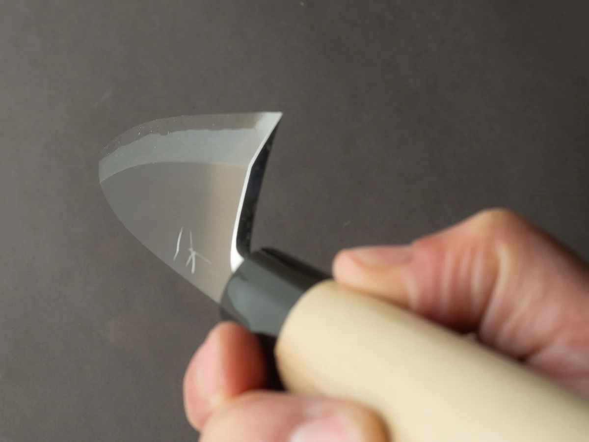 Hitohira - Togashi - Tachi - White #1 - 150mm Deba - D-Shaped Ho Wood Handle - Image 11