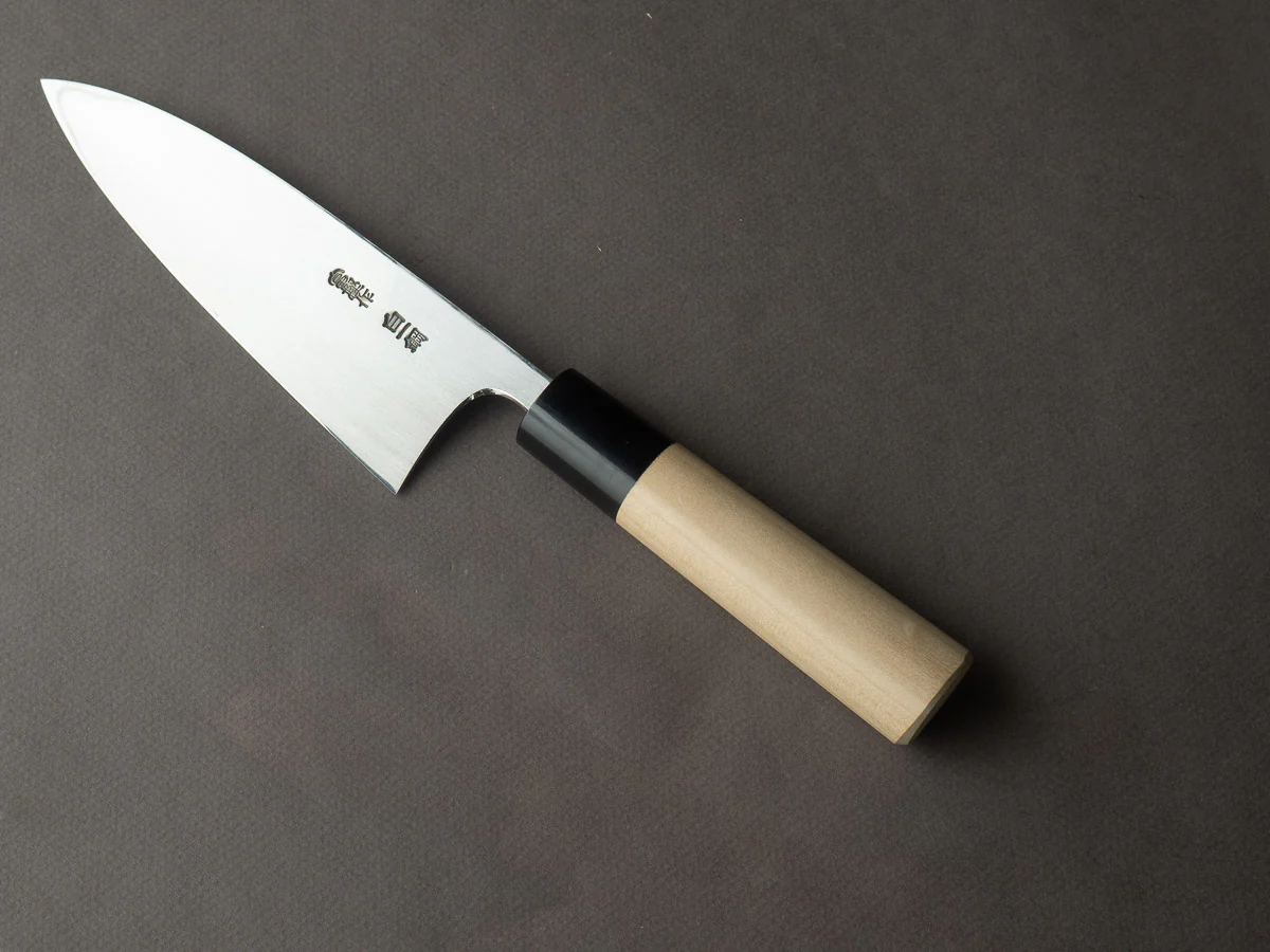 Hitohira - Togashi - Tachi - White #1 - 150mm Deba - D-Shaped Ho Wood Handle - Image 6