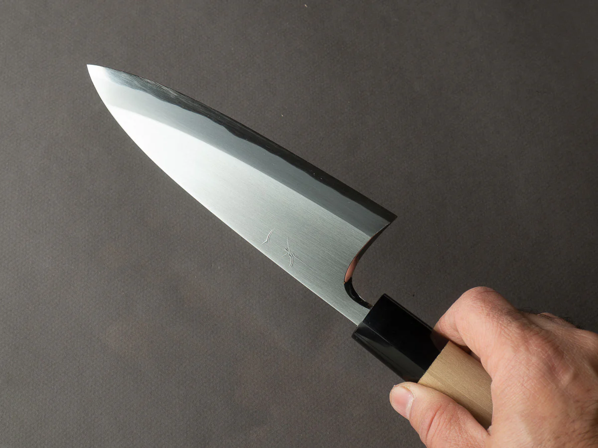Hitohira - Togashi - Tachi - White #1 - 150mm Deba - D-Shaped Ho Wood Handle - Image 7
